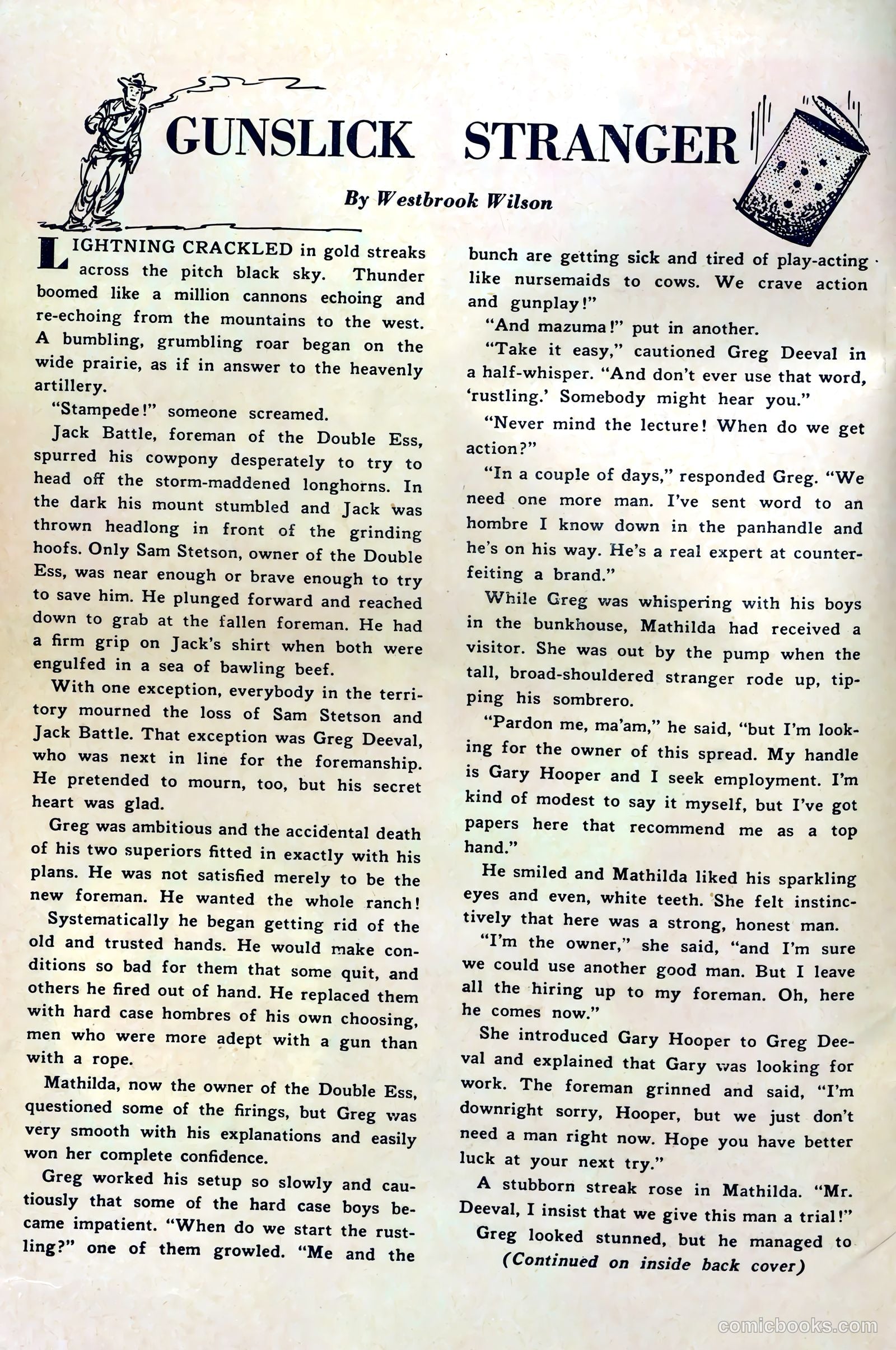 Tex Ritter Western #18 (1953) — page 2 of 36