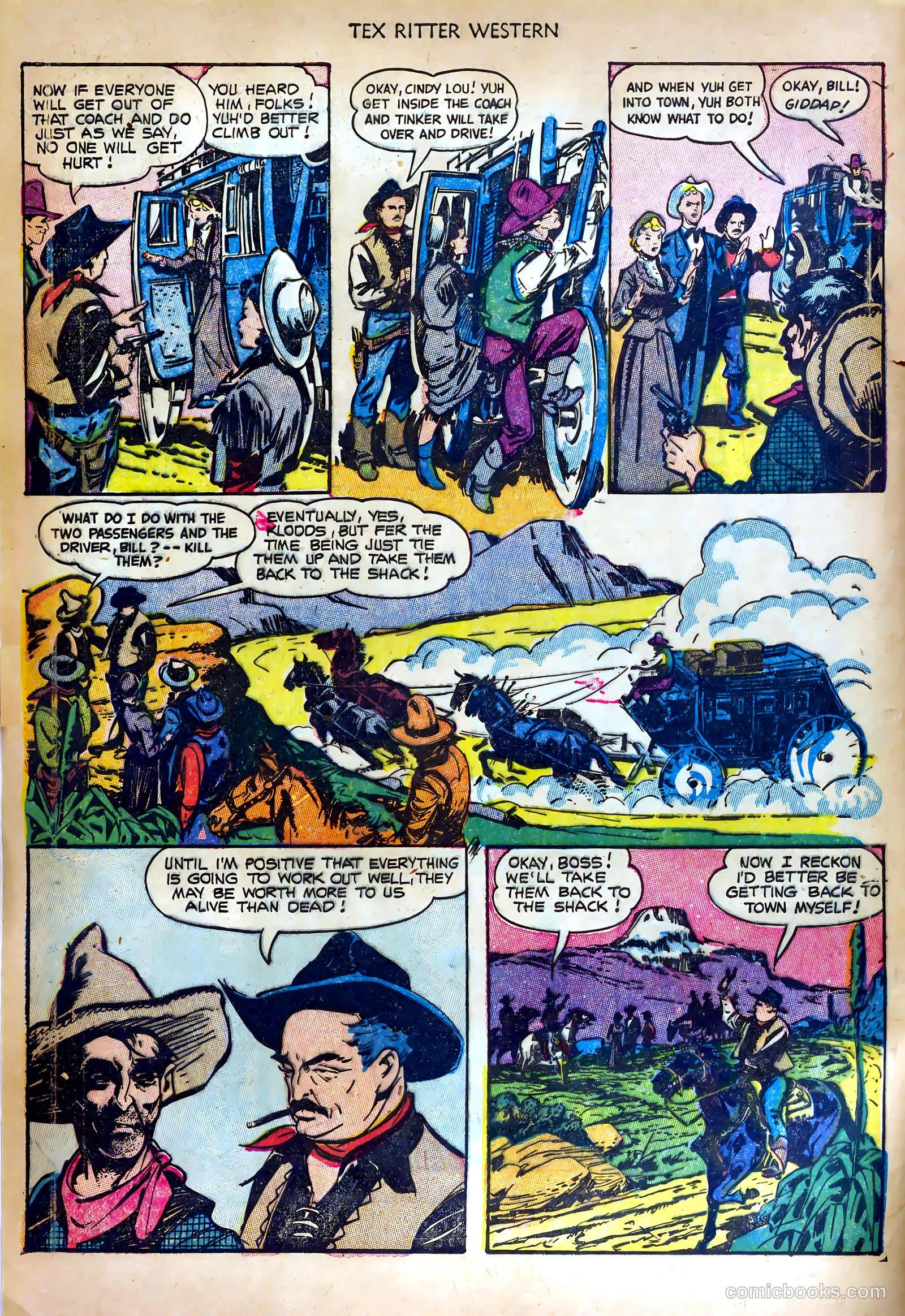 Tex Ritter Western #18 (1953) — page 4 of 36