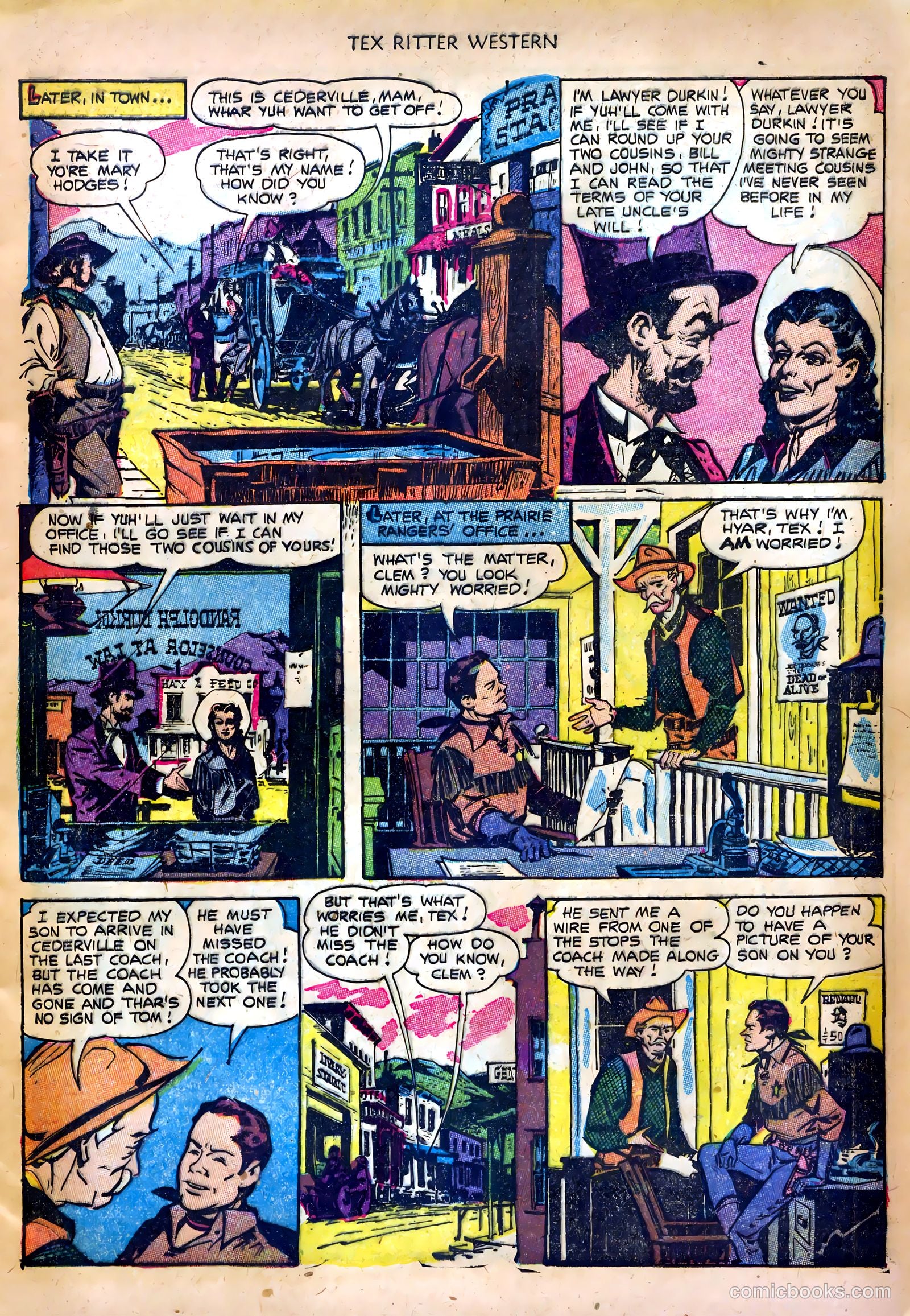 Tex Ritter Western #18 (1953) — page 5 of 36