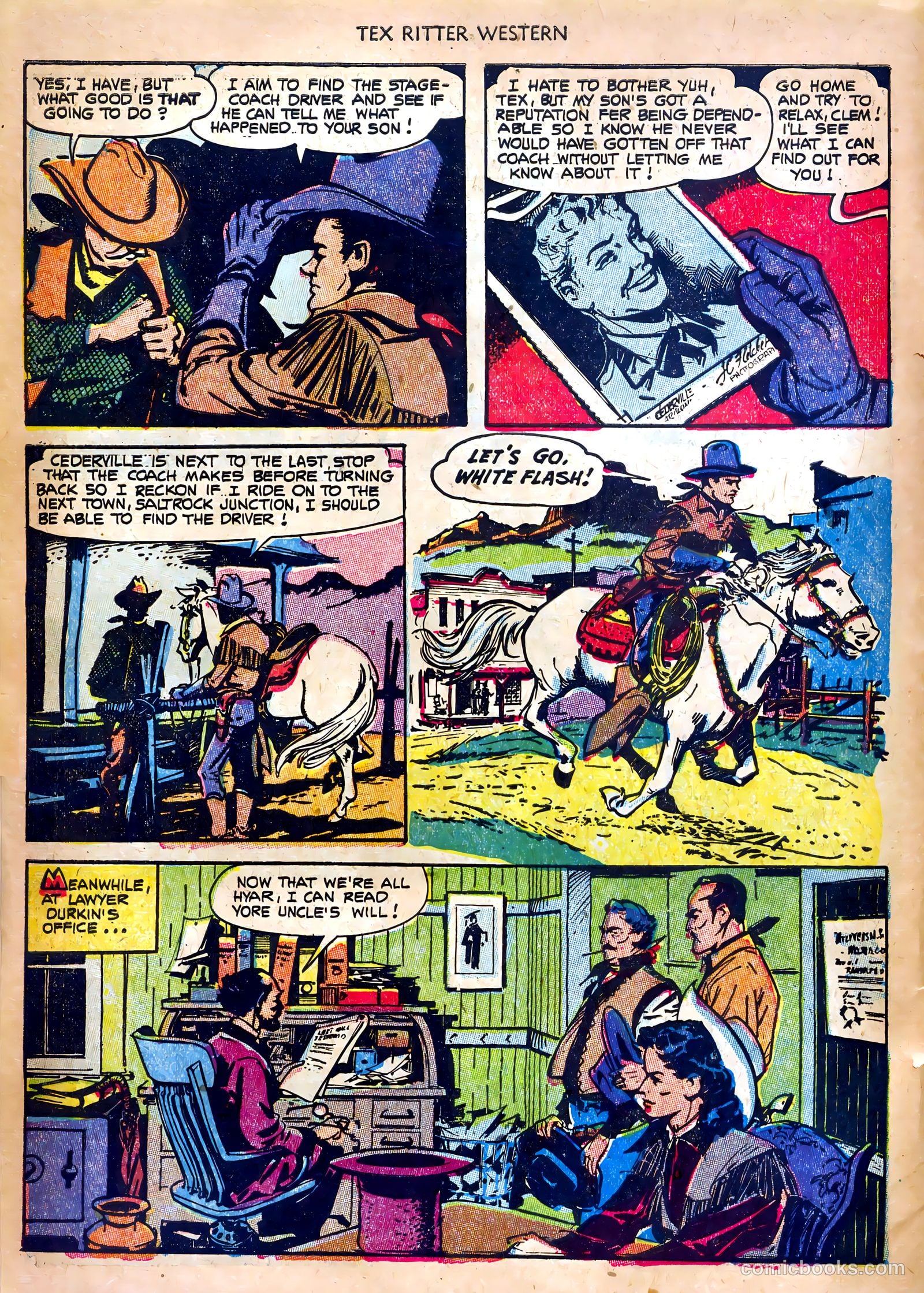 Tex Ritter Western #18 (1953) — page 6 of 36