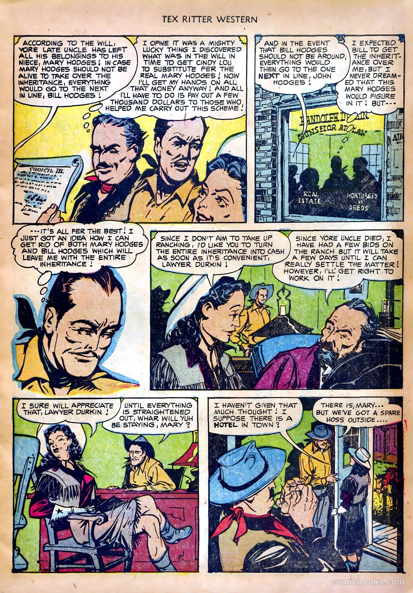 Tex Ritter Western #18 (1953) — page 7 of 36