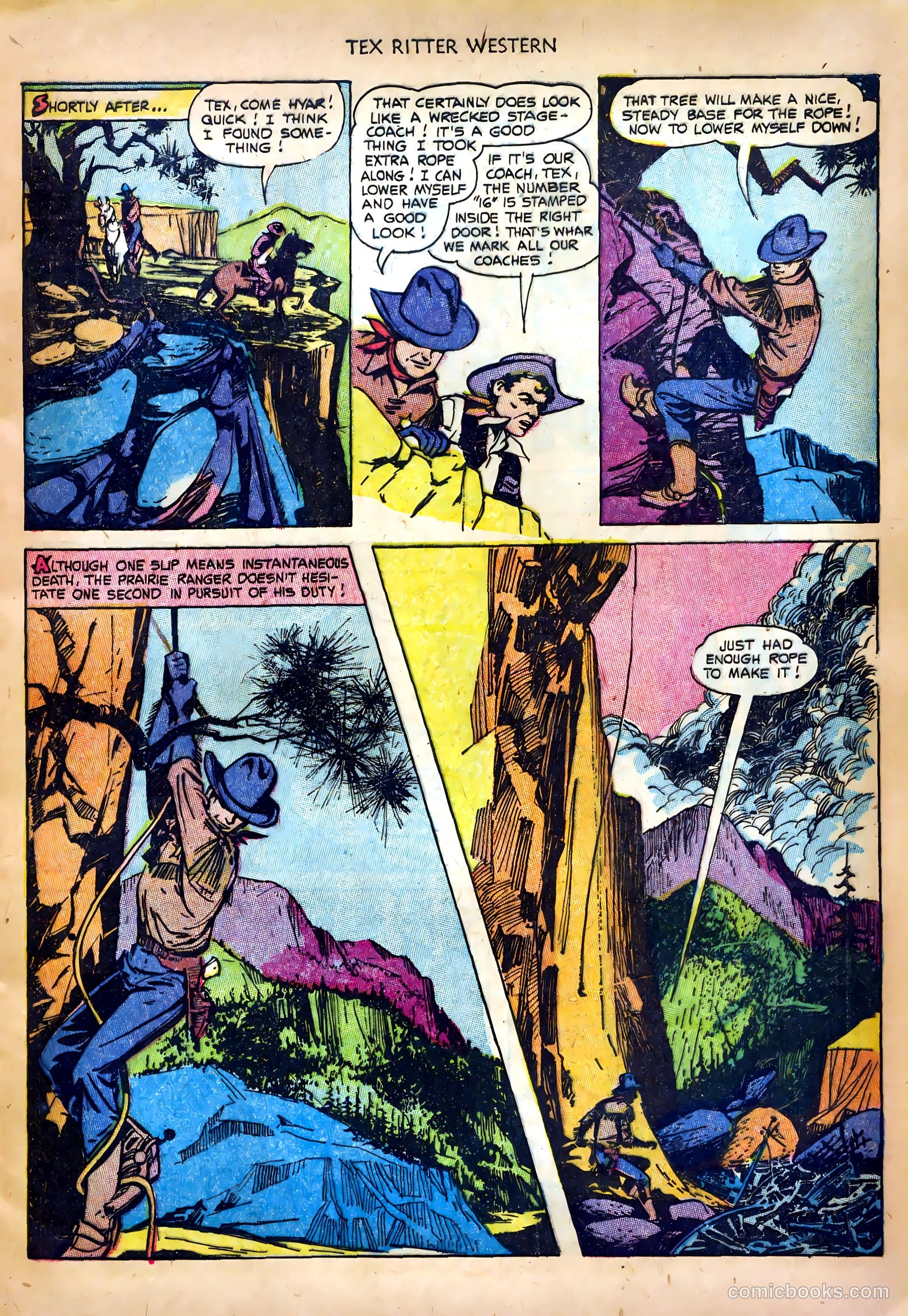 Tex Ritter Western #18 (1953) — page 9 of 36