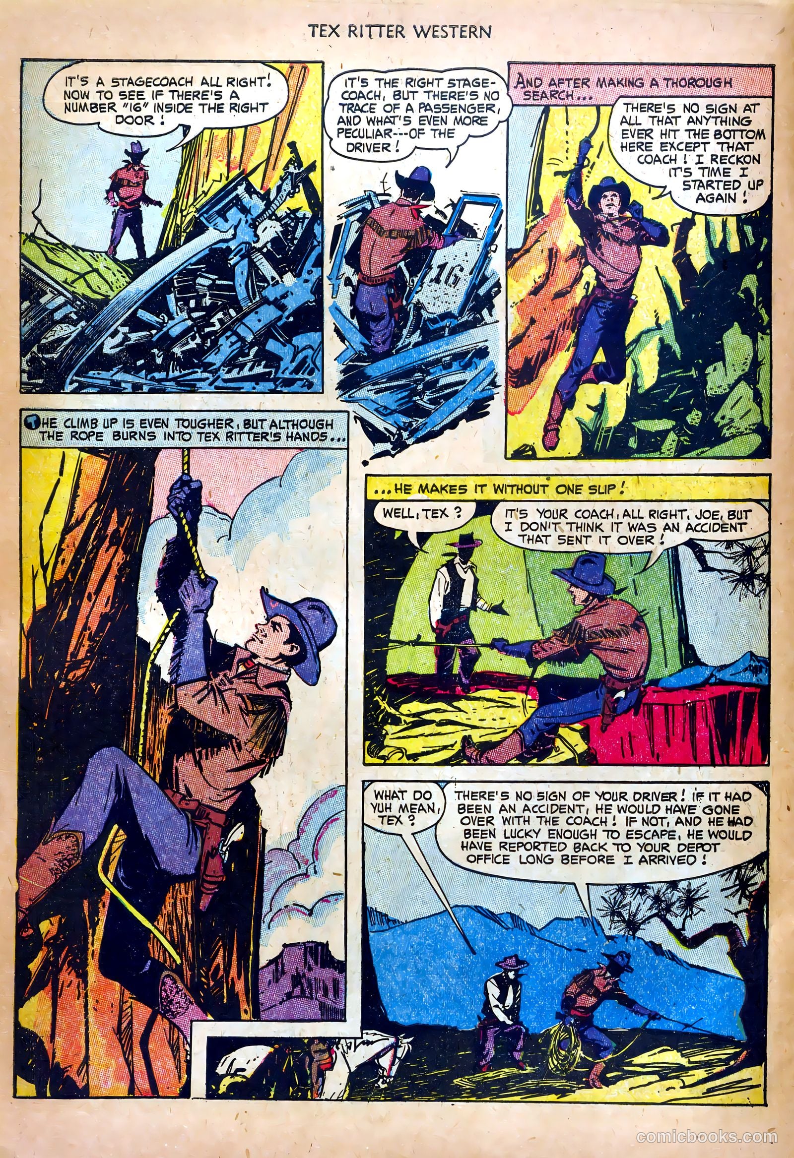 Tex Ritter Western #18 (1953) — page 10 of 36