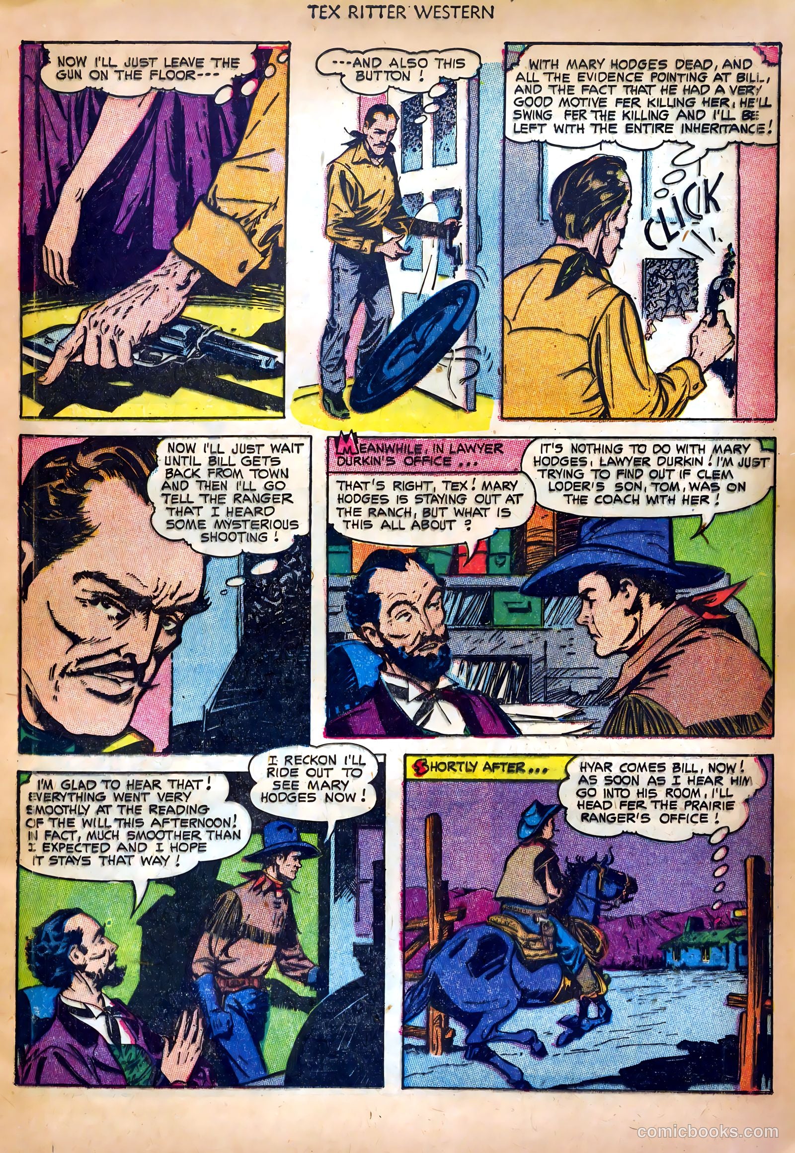 Tex Ritter Western #18 (1953) — page 13 of 36