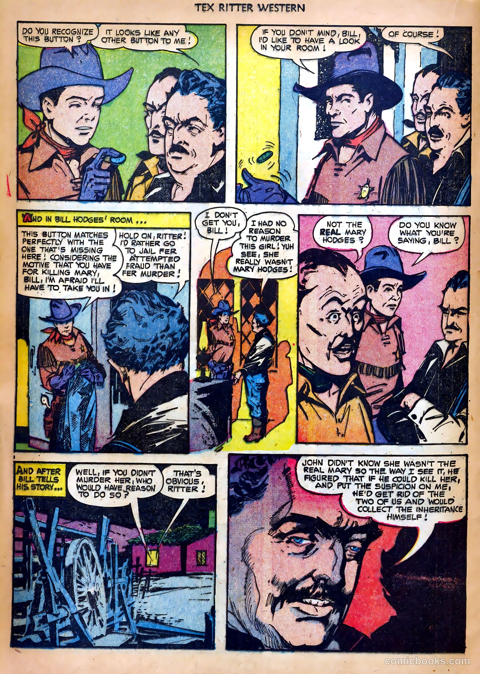 Tex Ritter Western #18 (1953) — page 16 of 36