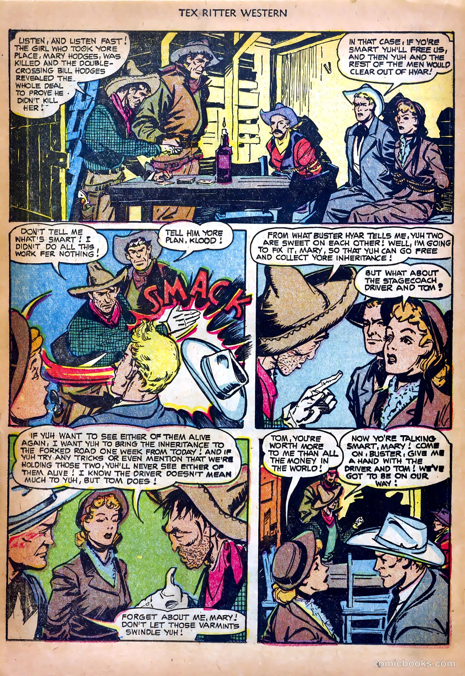 Tex Ritter Western #18 (1953) — page 18 of 36