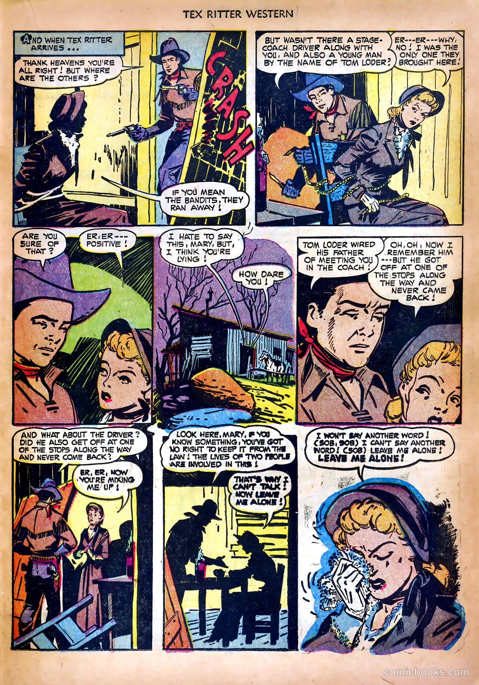 Tex Ritter Western #18 (1953) — page 19 of 36