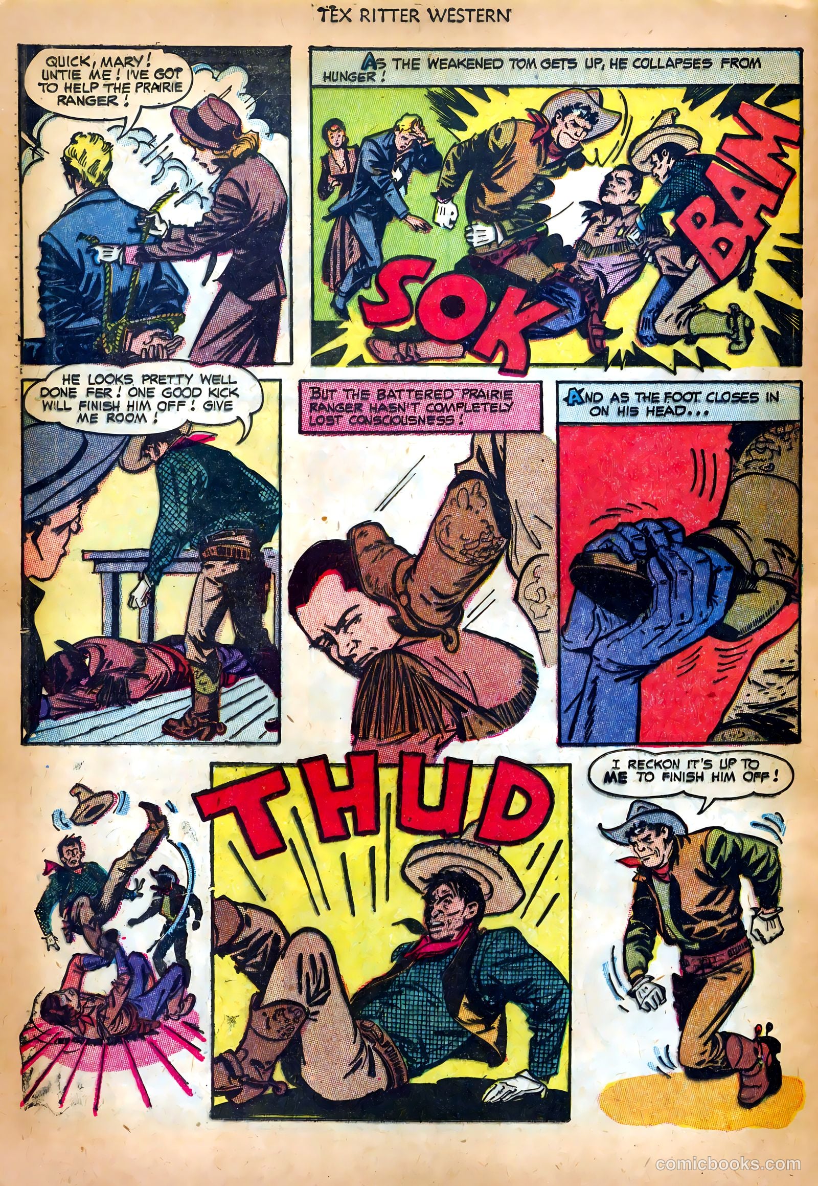 Tex Ritter Western #18 (1953) — page 24 of 36