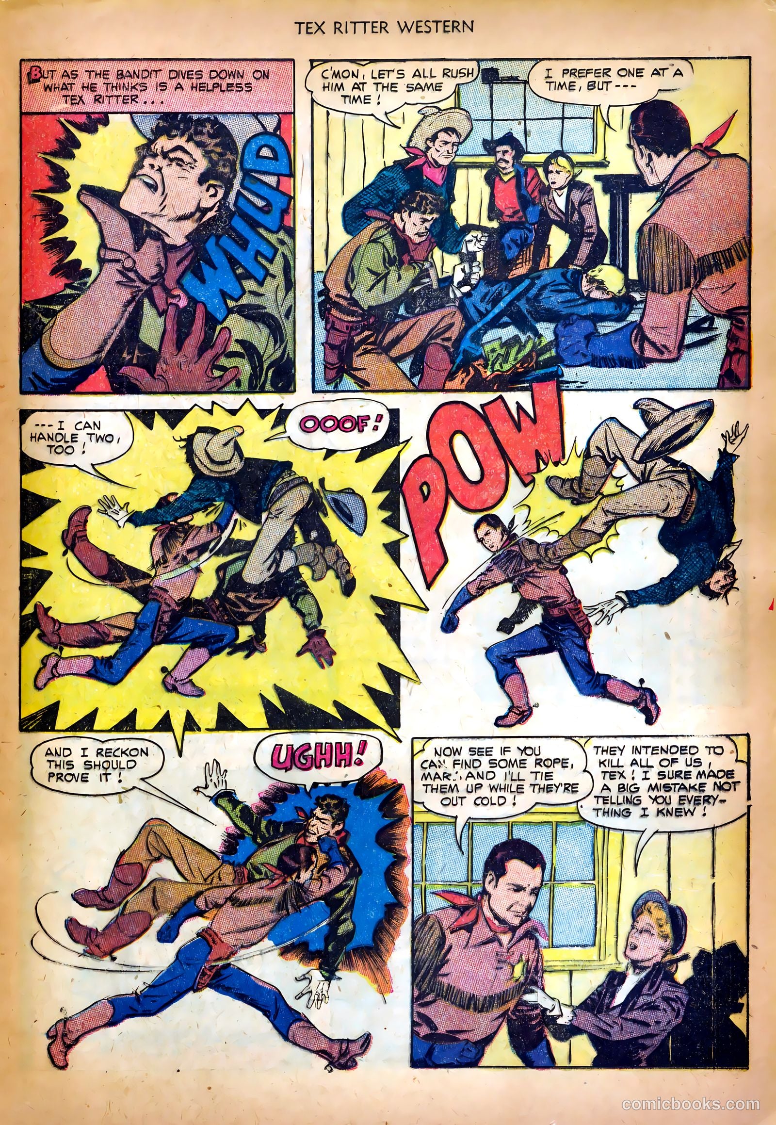 Tex Ritter Western #18 (1953) — page 25 of 36