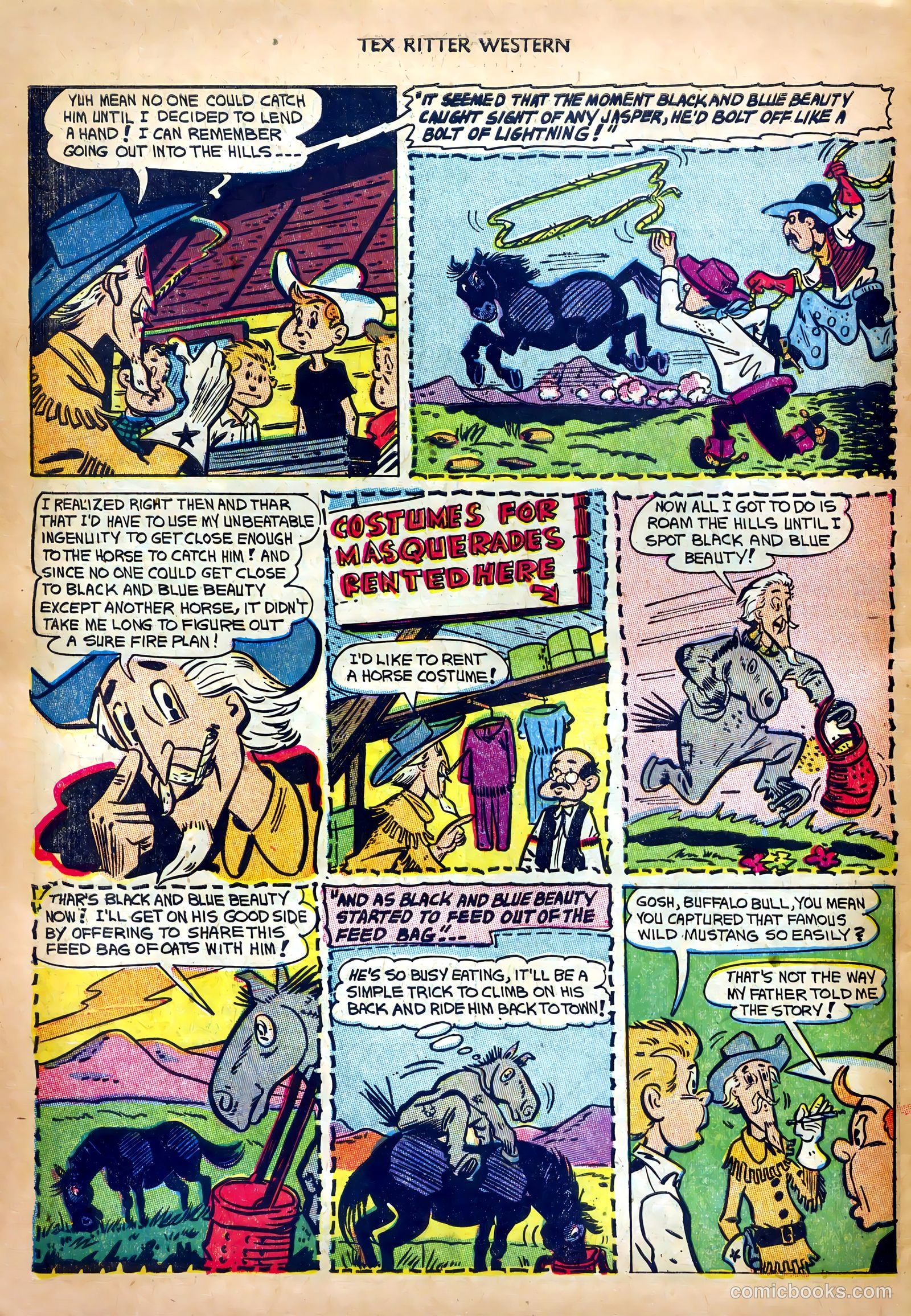 Tex Ritter Western #18 (1953) — page 30 of 36