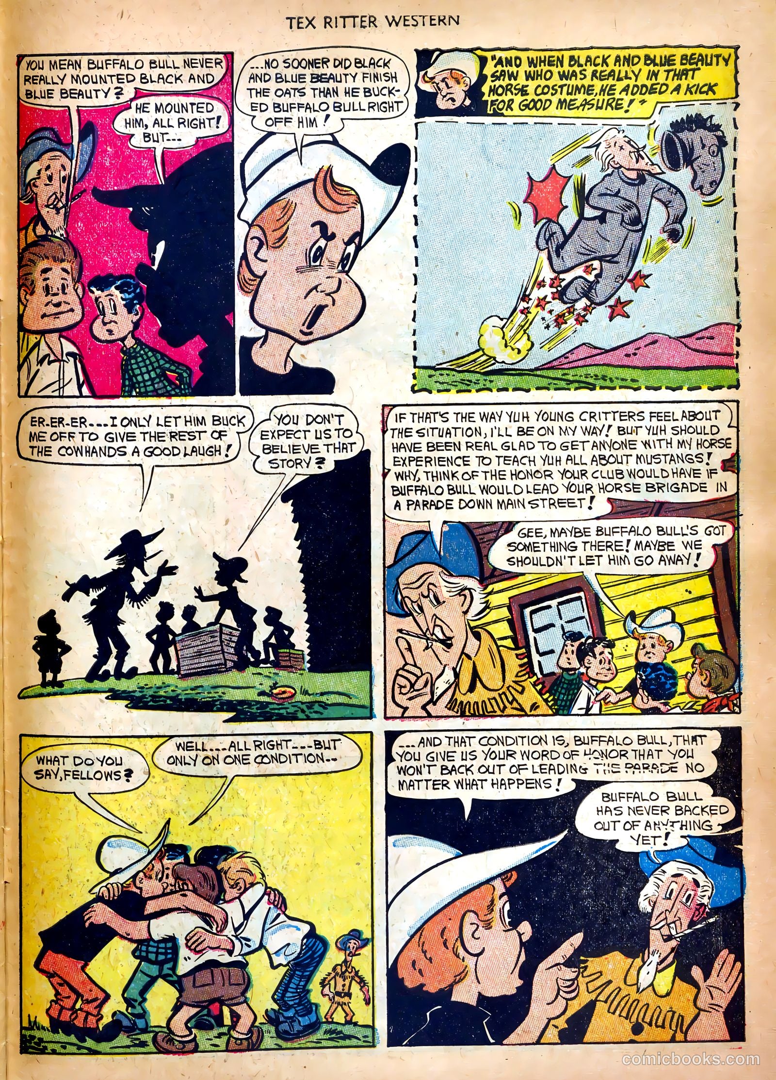 Tex Ritter Western #18 (1953) — page 31 of 36