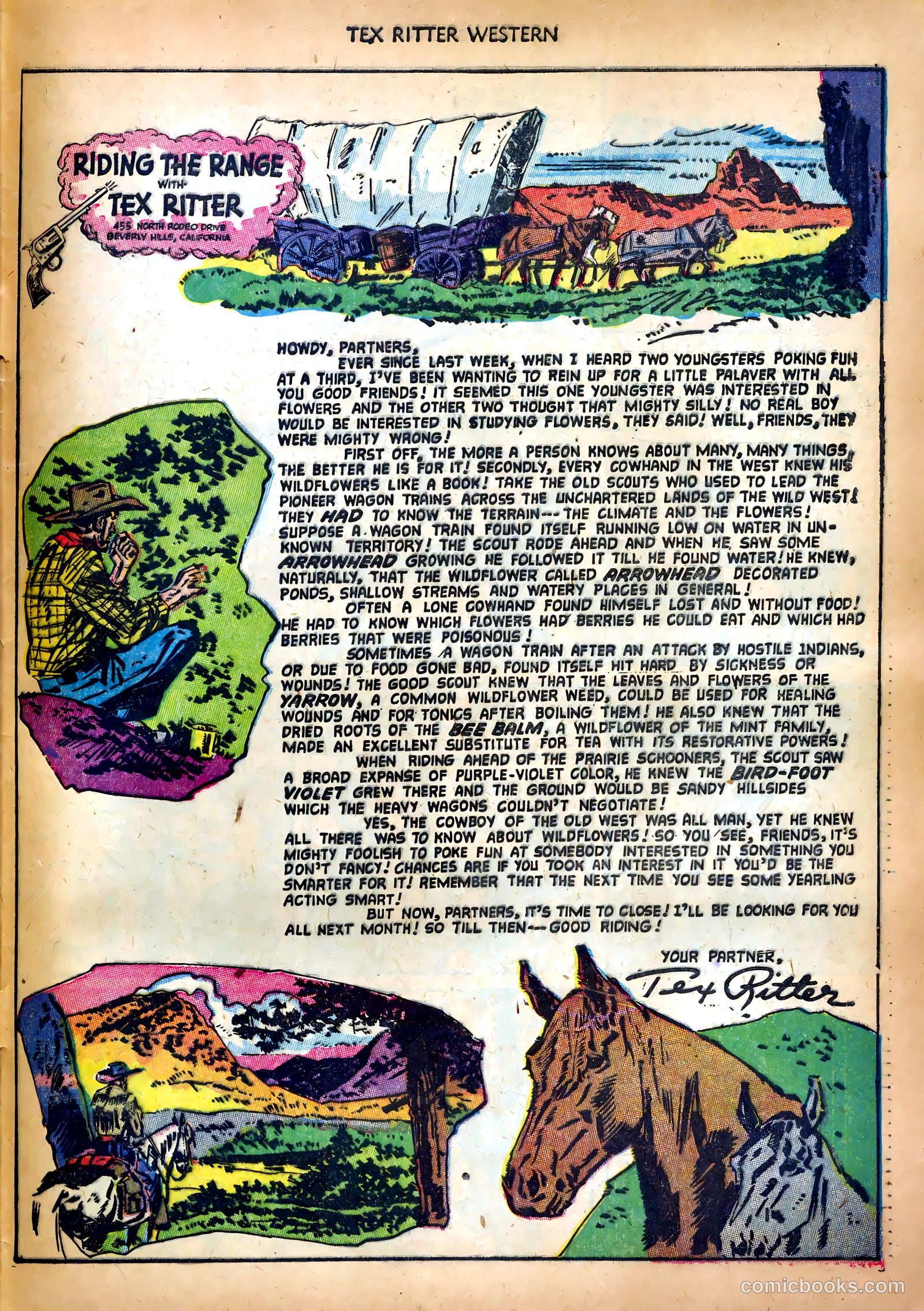 Tex Ritter Western #18 (1953) — page 33 of 36