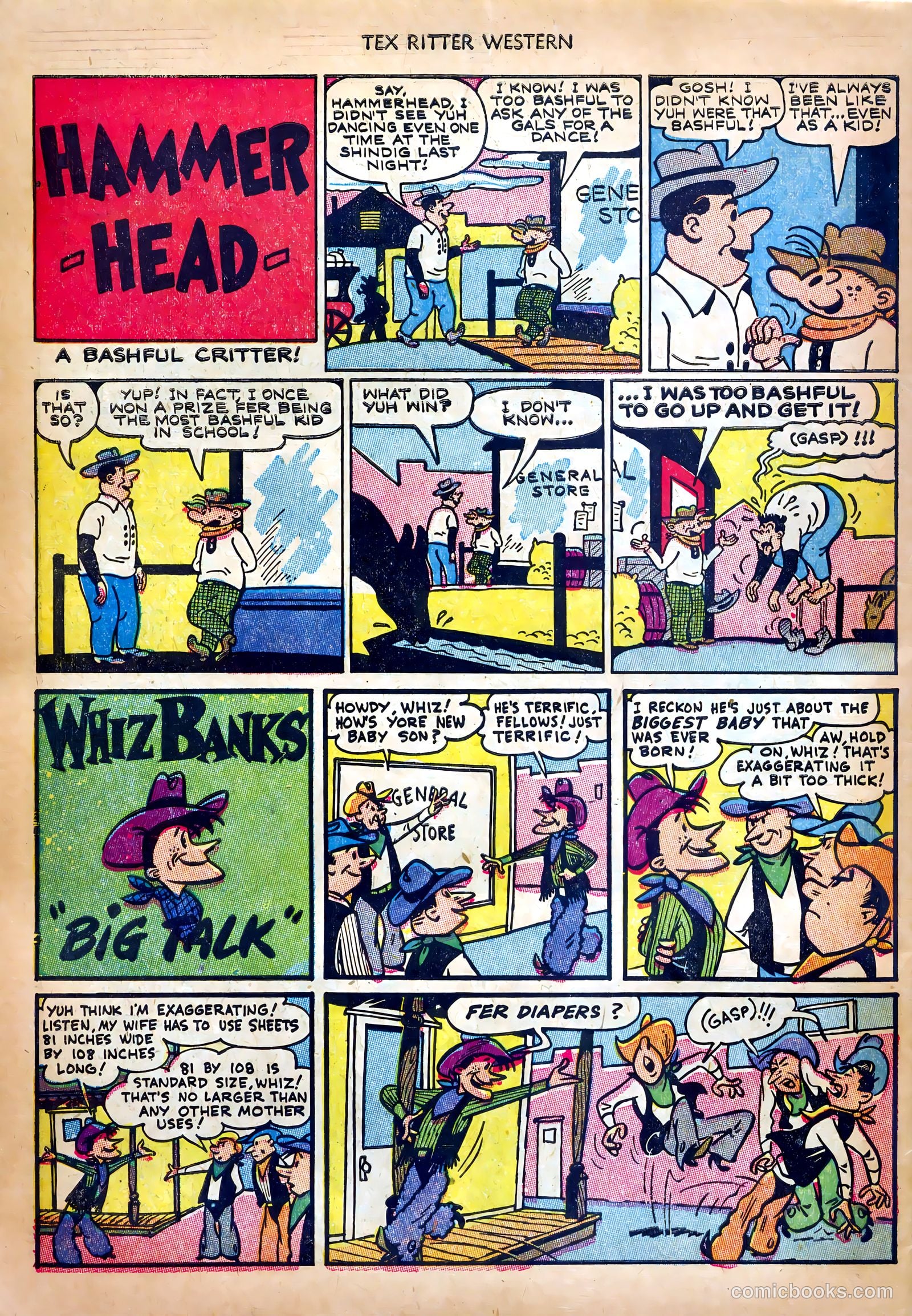 Tex Ritter Western #18 (1953) — page 34 of 36