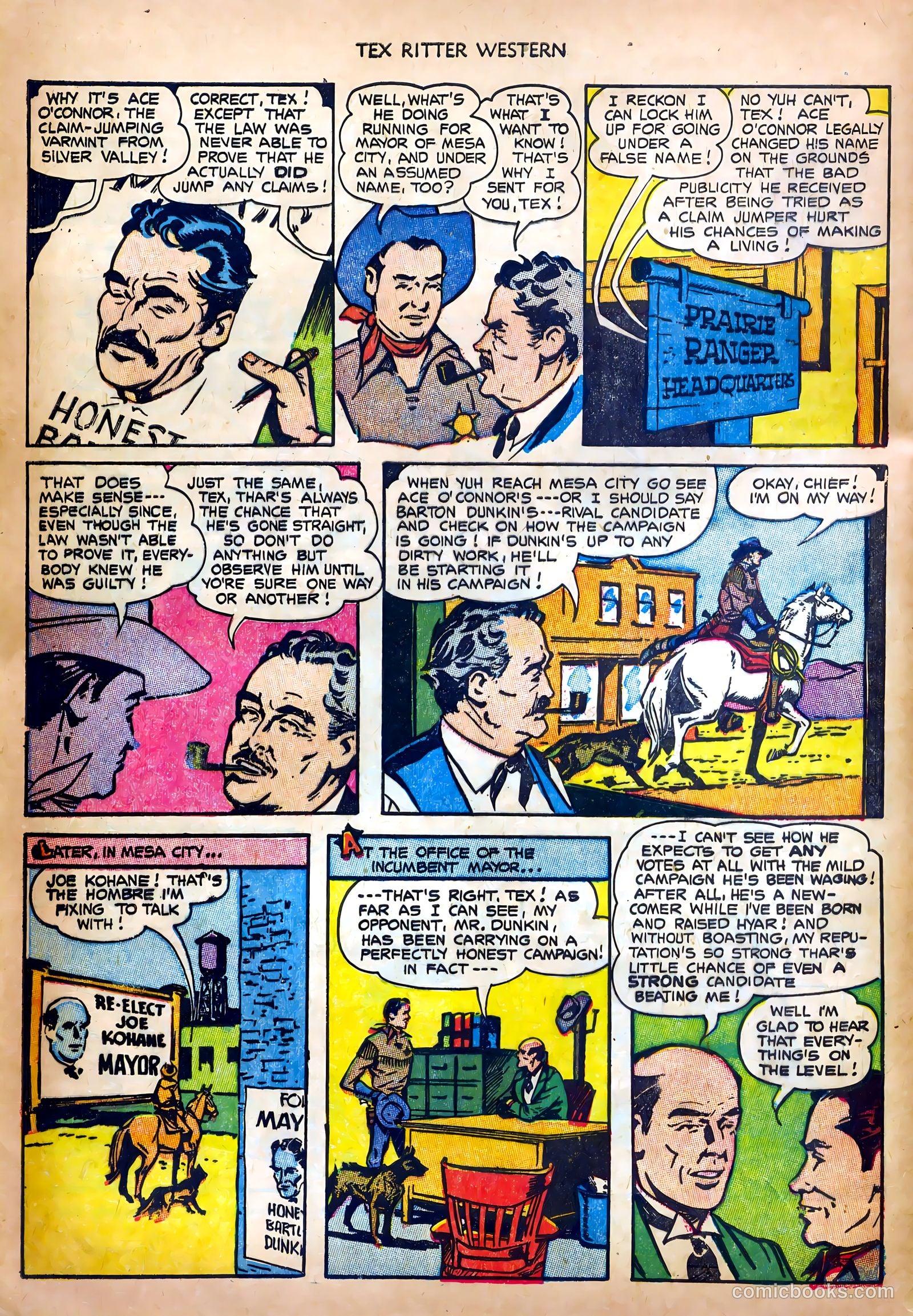 Tex Ritter Western #19 (1953) — page 4 of 36