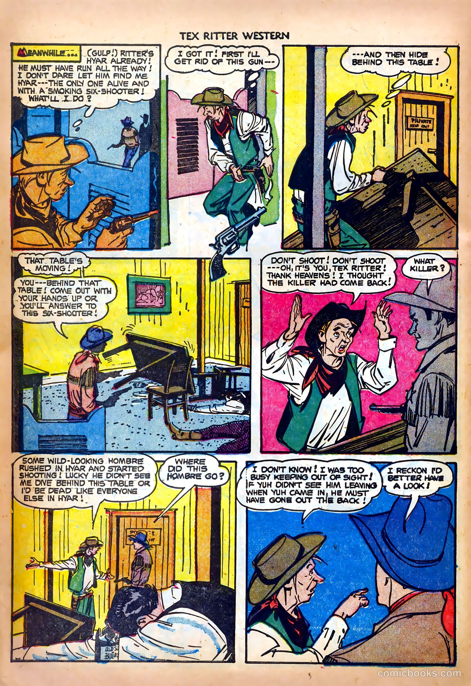 Tex Ritter Western #19 (1953) — page 10 of 36