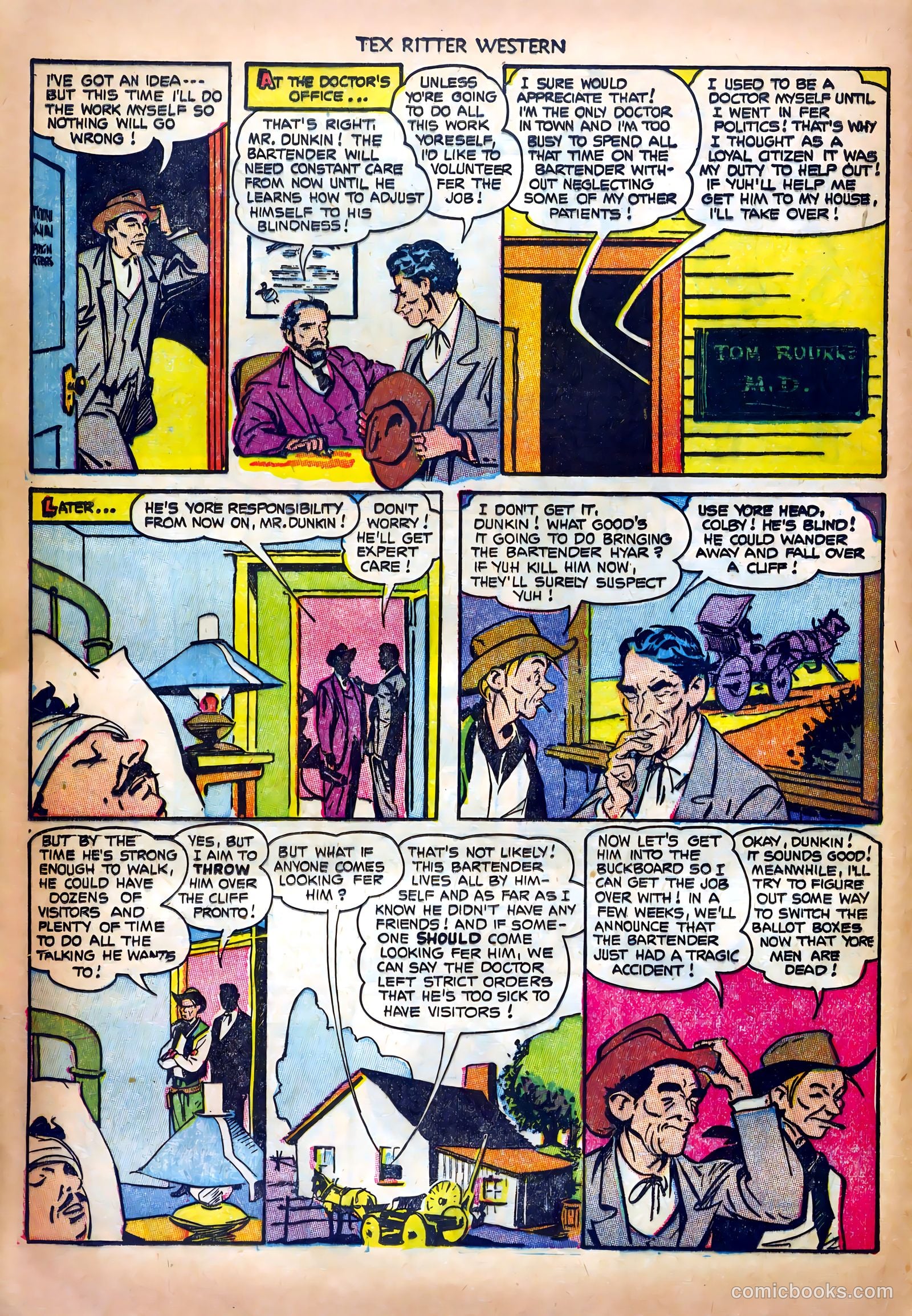 Tex Ritter Western #19 (1953) — page 12 of 36