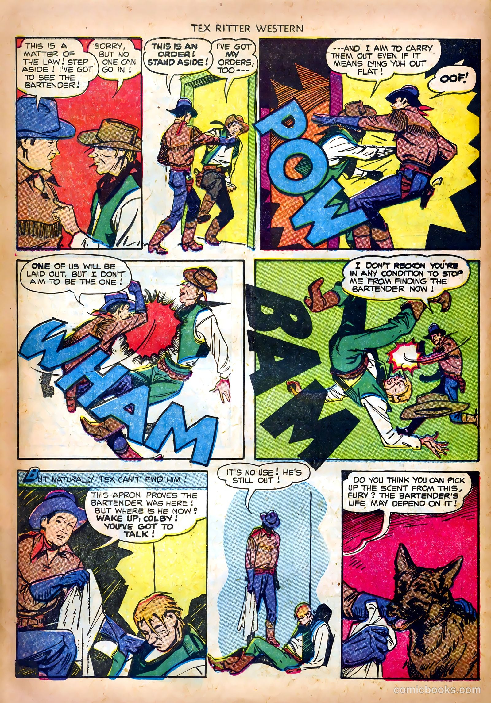 Tex Ritter Western #19 (1953) — page 14 of 36