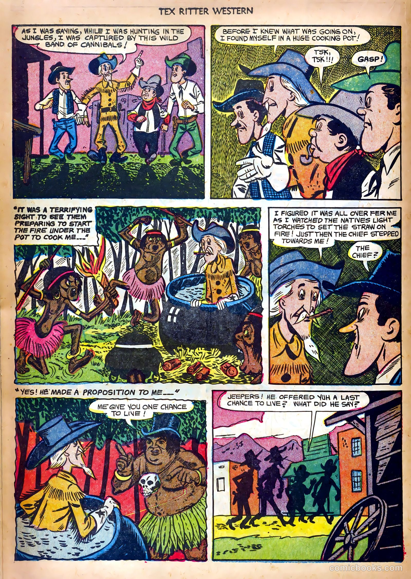 Tex Ritter Western #19 (1953) — page 18 of 36