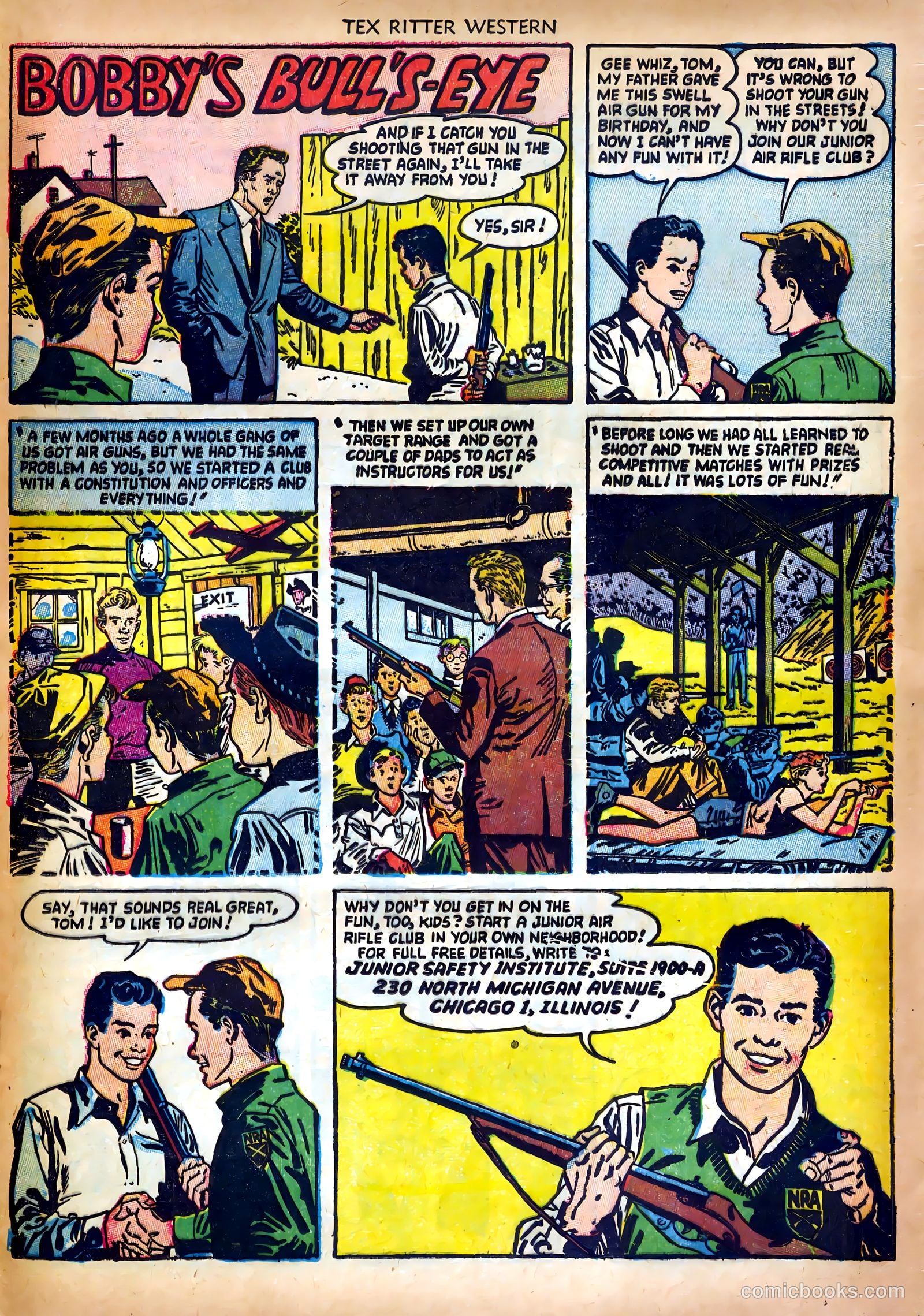 Tex Ritter Western #19 (1953) — page 21 of 36