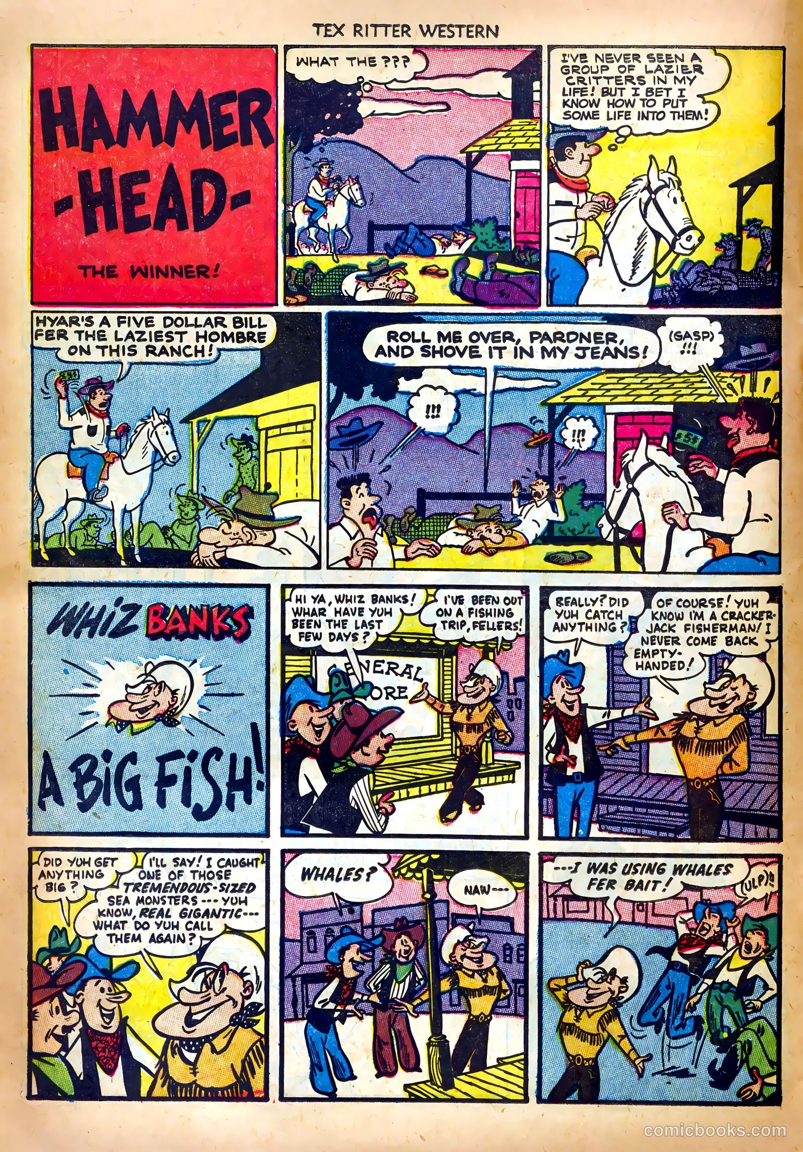 Tex Ritter Western #19 (1953) — page 22 of 36