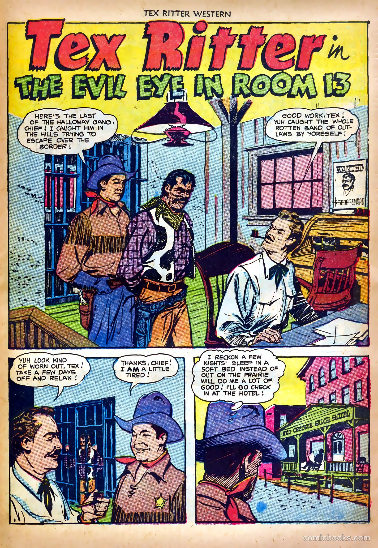 Tex Ritter Western #19 (1953) — page 23 of 36
