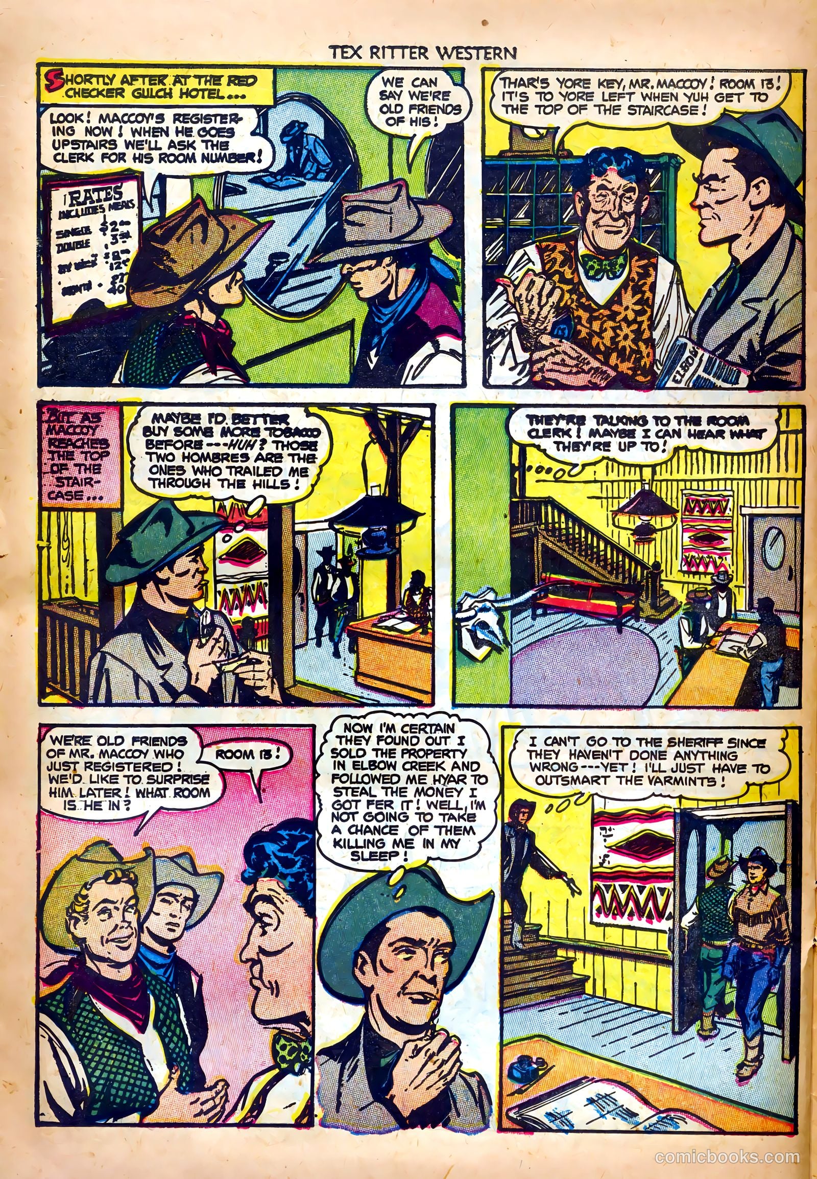 Tex Ritter Western #19 (1953) — page 26 of 36