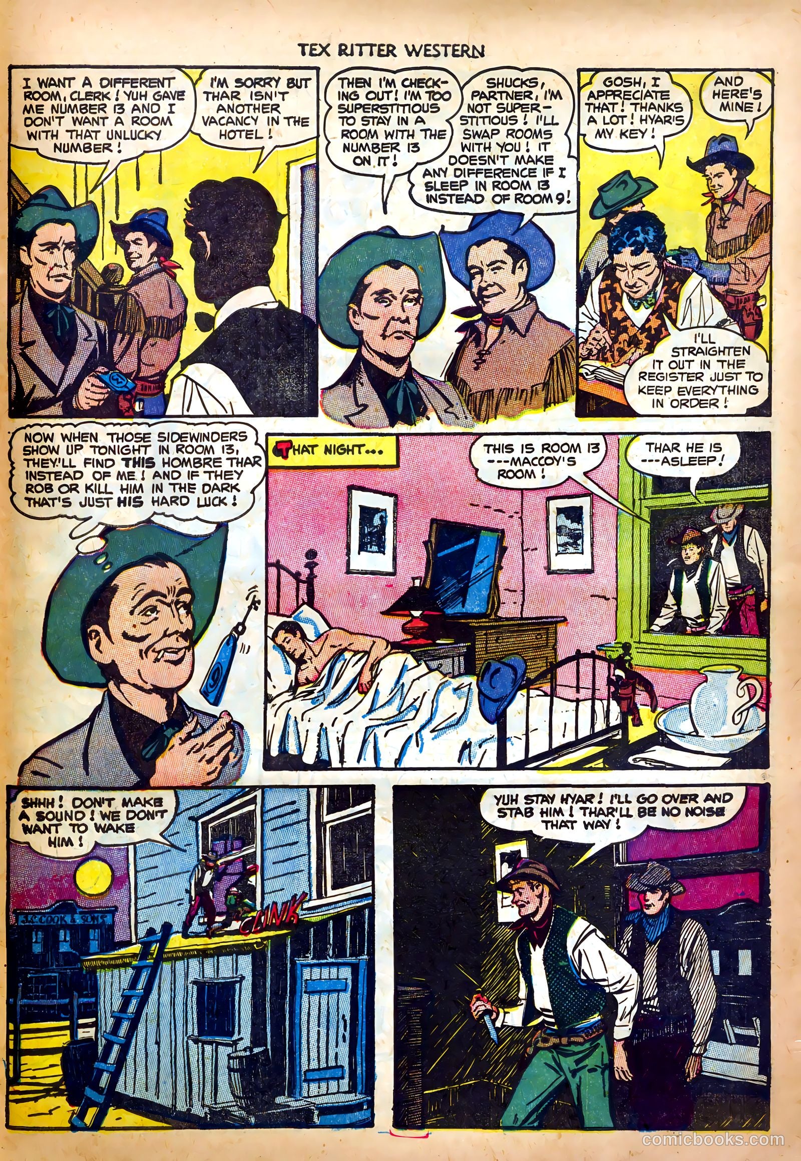 Tex Ritter Western #19 (1953) — page 27 of 36