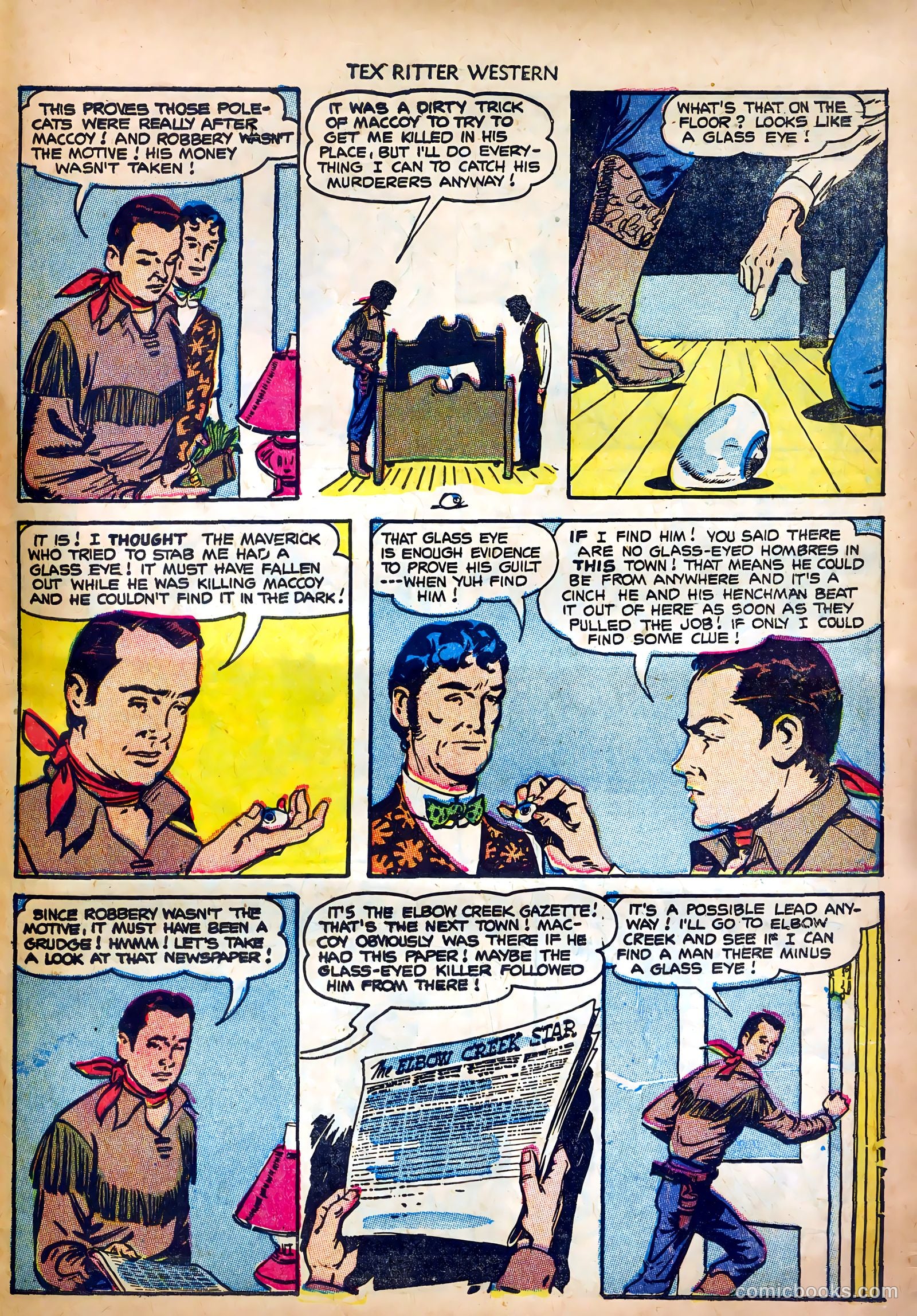 Tex Ritter Western #19 (1953) — page 31 of 36