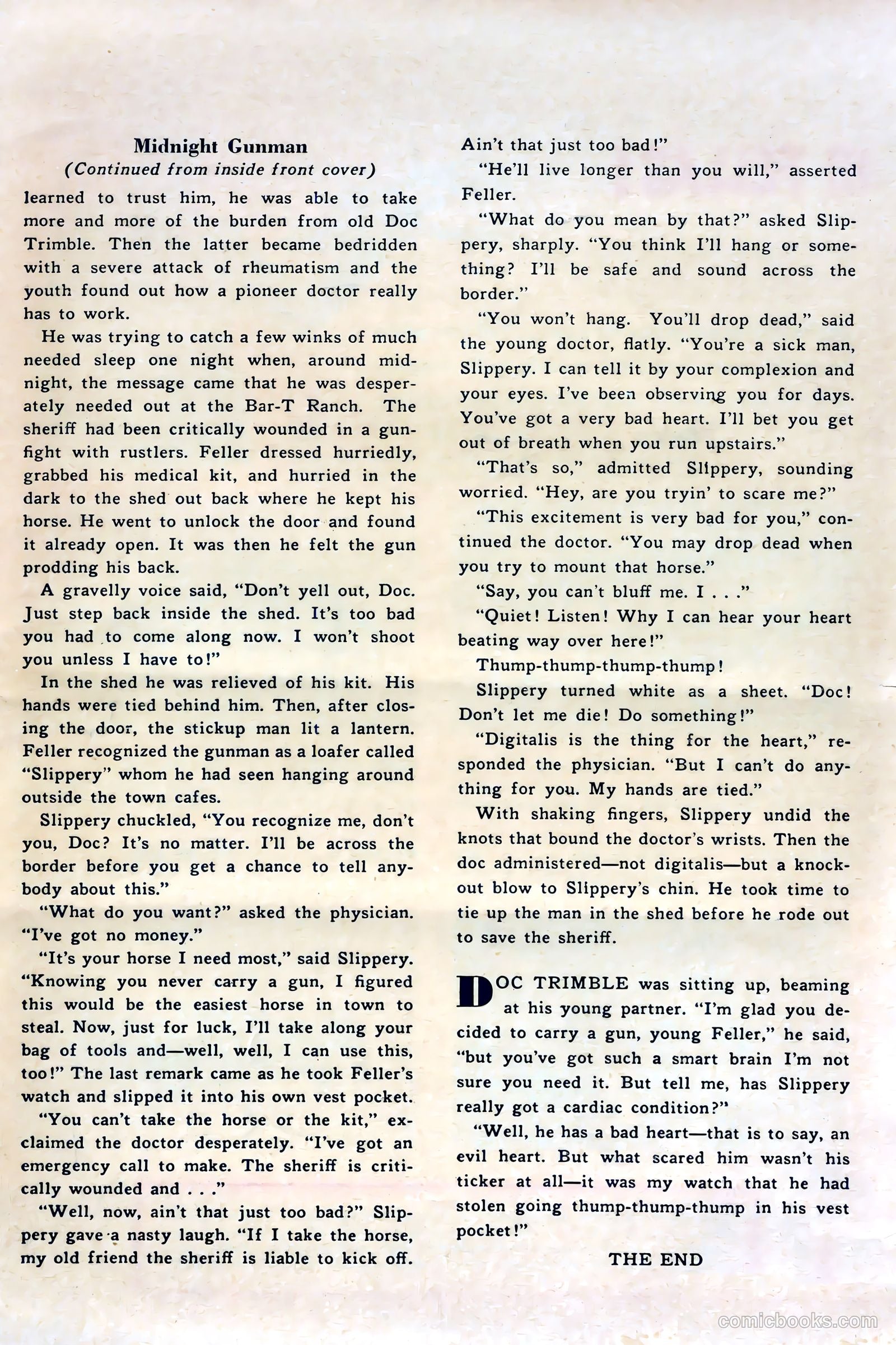 Tex Ritter Western #19 (1953) — page 35 of 36