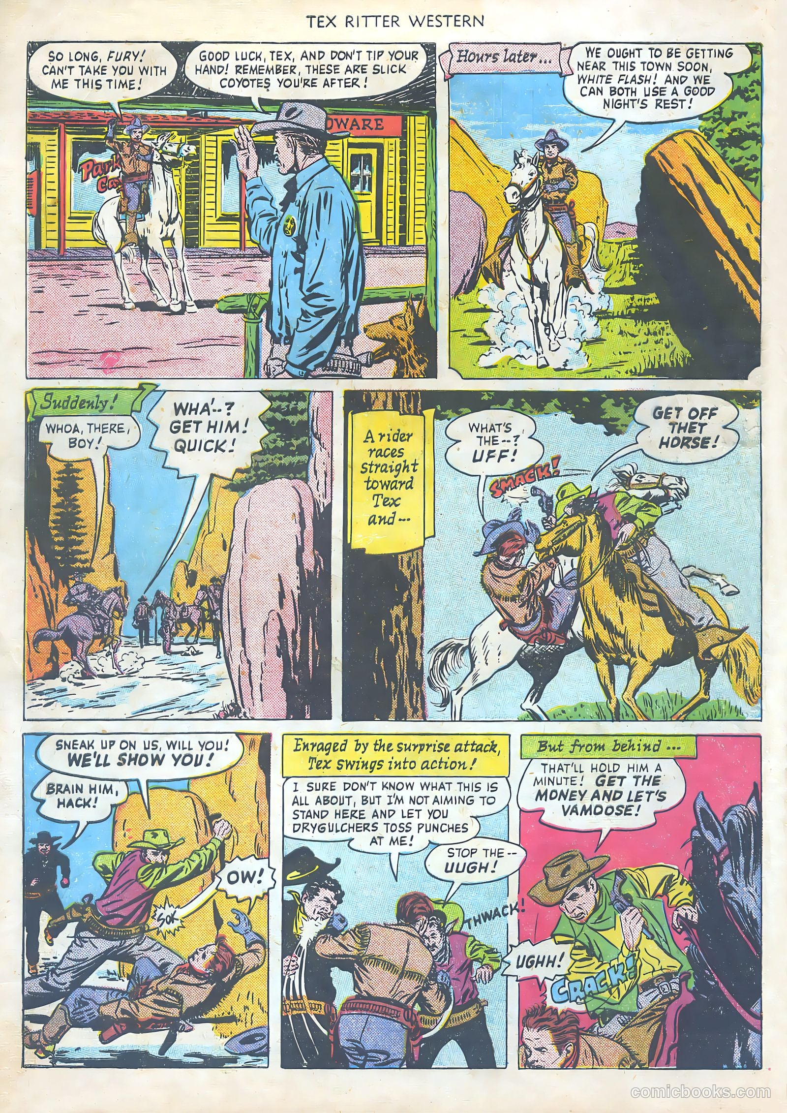 Tex Ritter Western #2 (1950) — page 4 of 36
