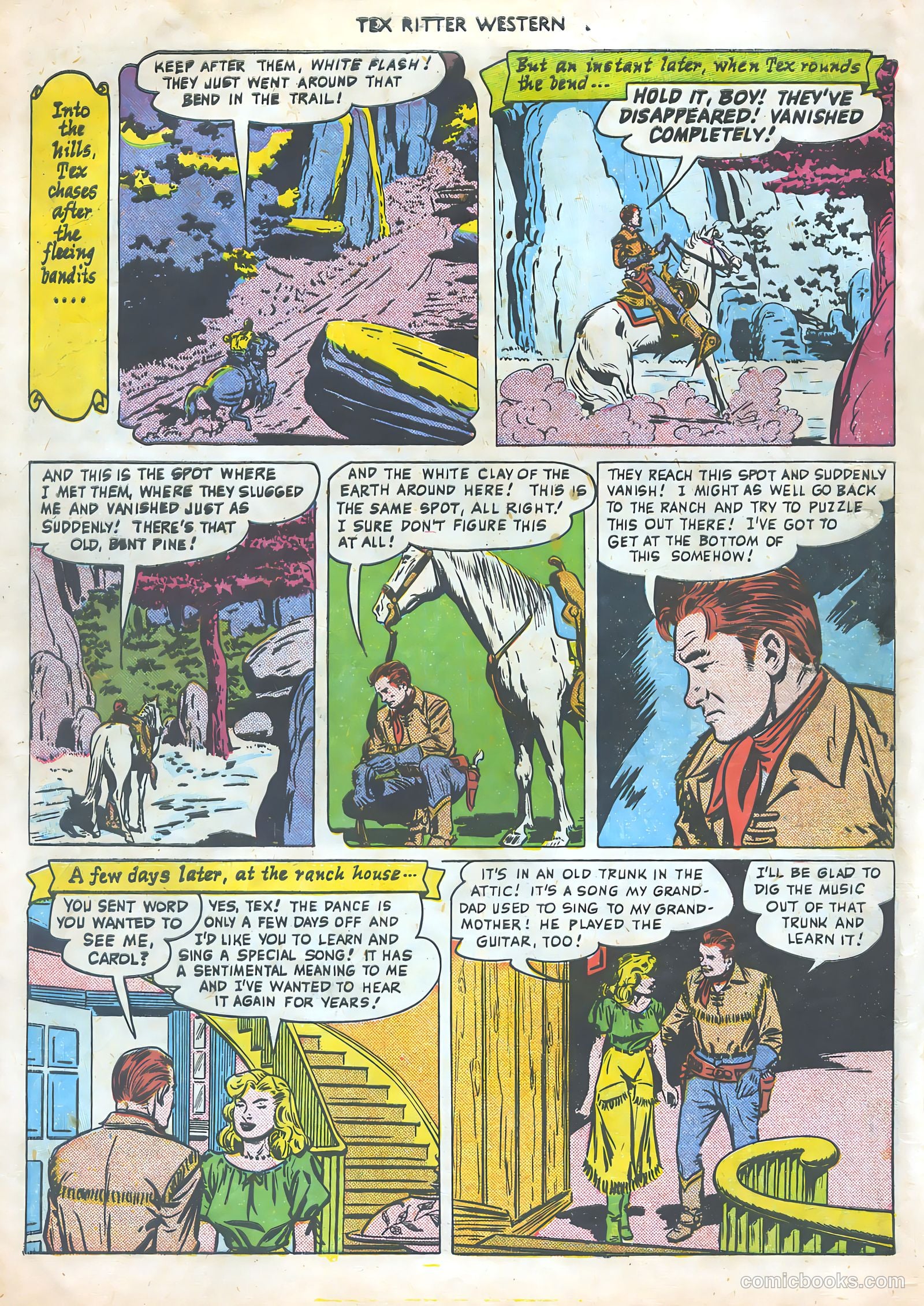 Tex Ritter Western #2 (1950) — page 8 of 36