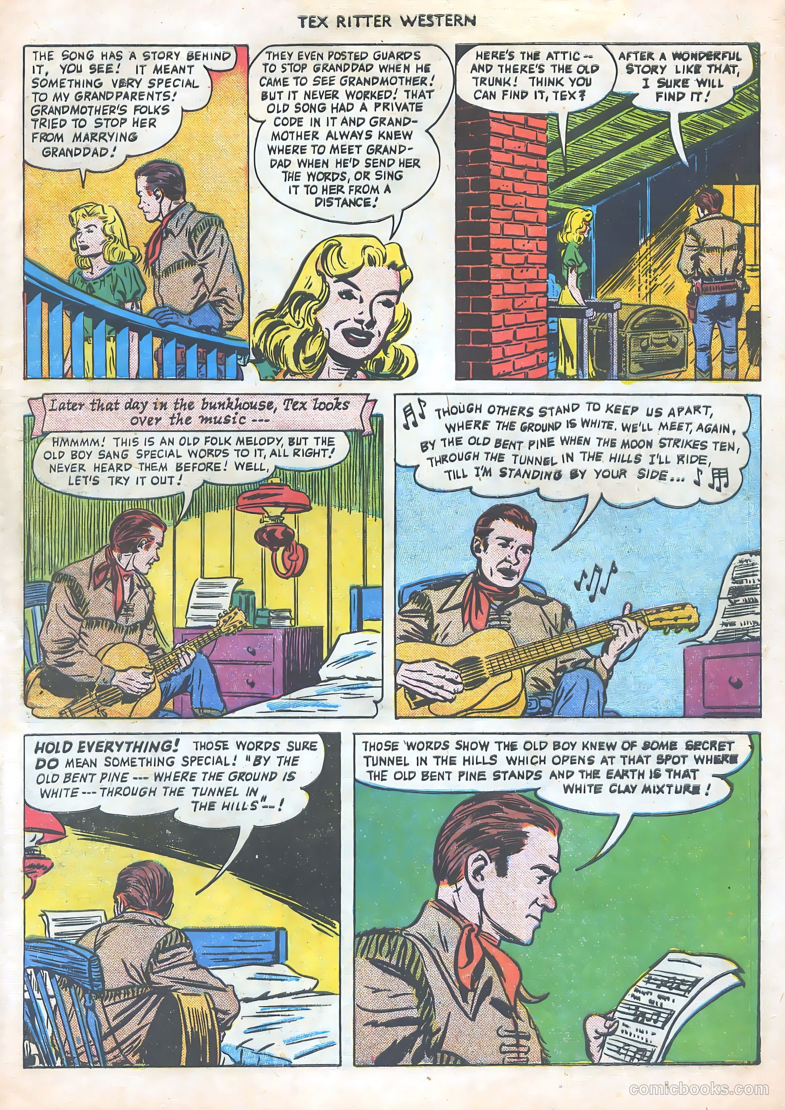Tex Ritter Western #2 (1950) — page 9 of 36