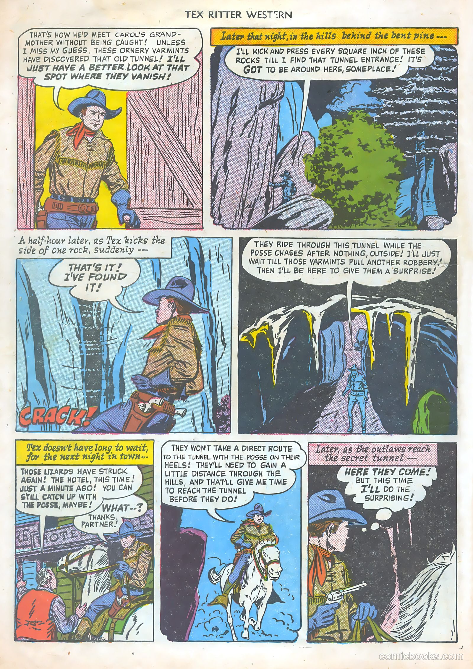 Tex Ritter Western #2 (1950) — page 10 of 36
