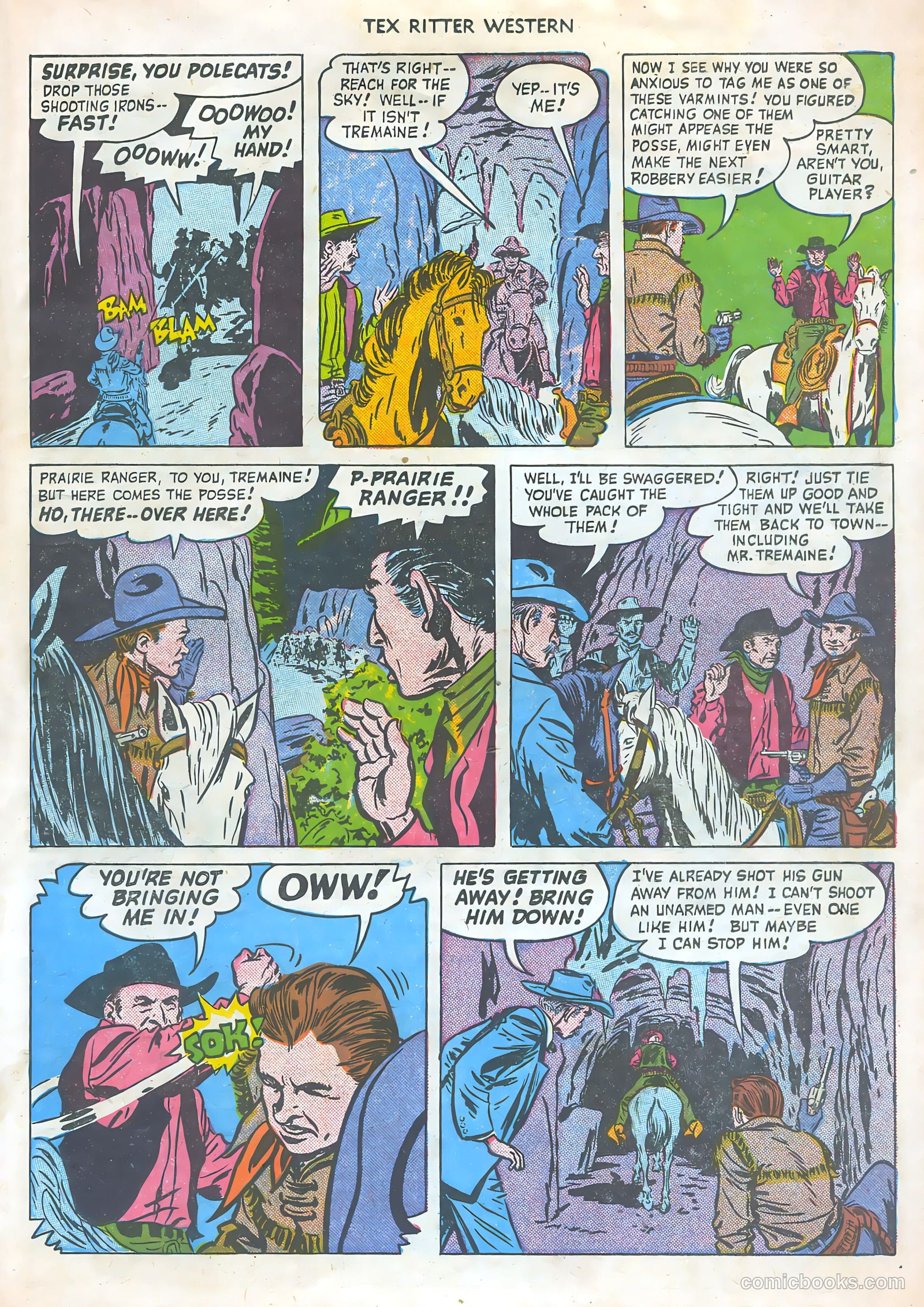 Tex Ritter Western #2 (1950) — page 11 of 36