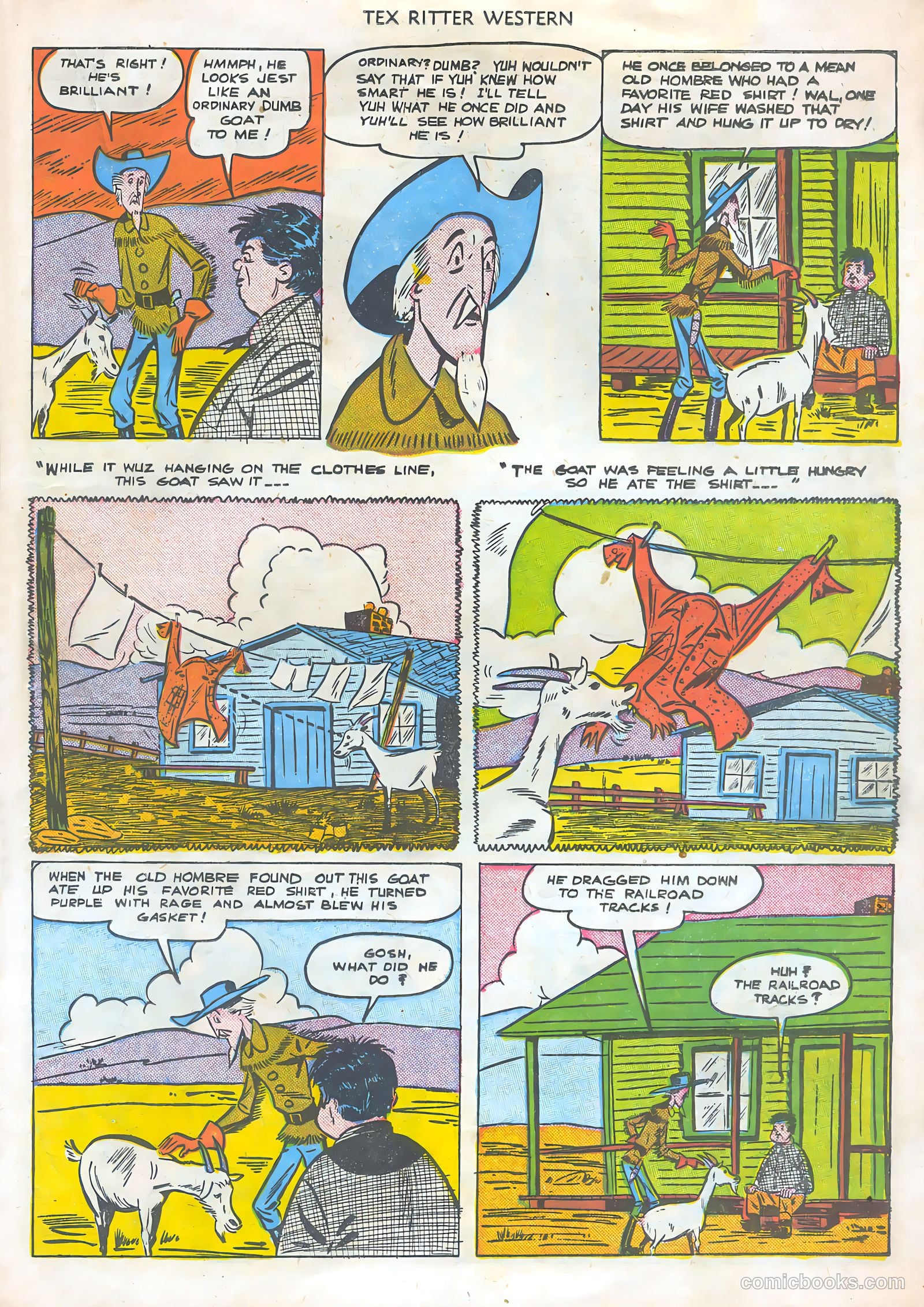 Tex Ritter Western #2 (1950) — page 15 of 36