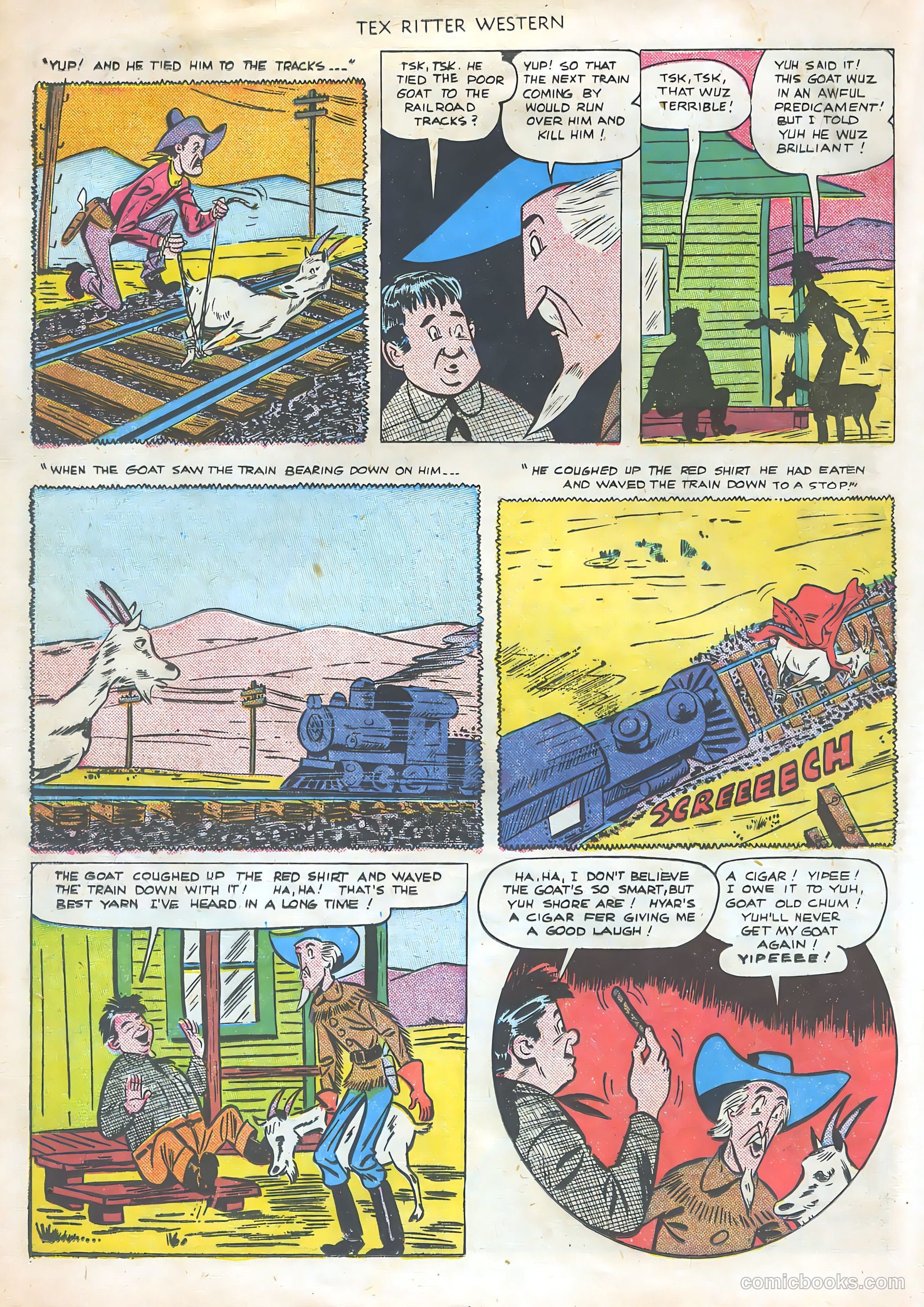 Tex Ritter Western #2 (1950) — page 16 of 36