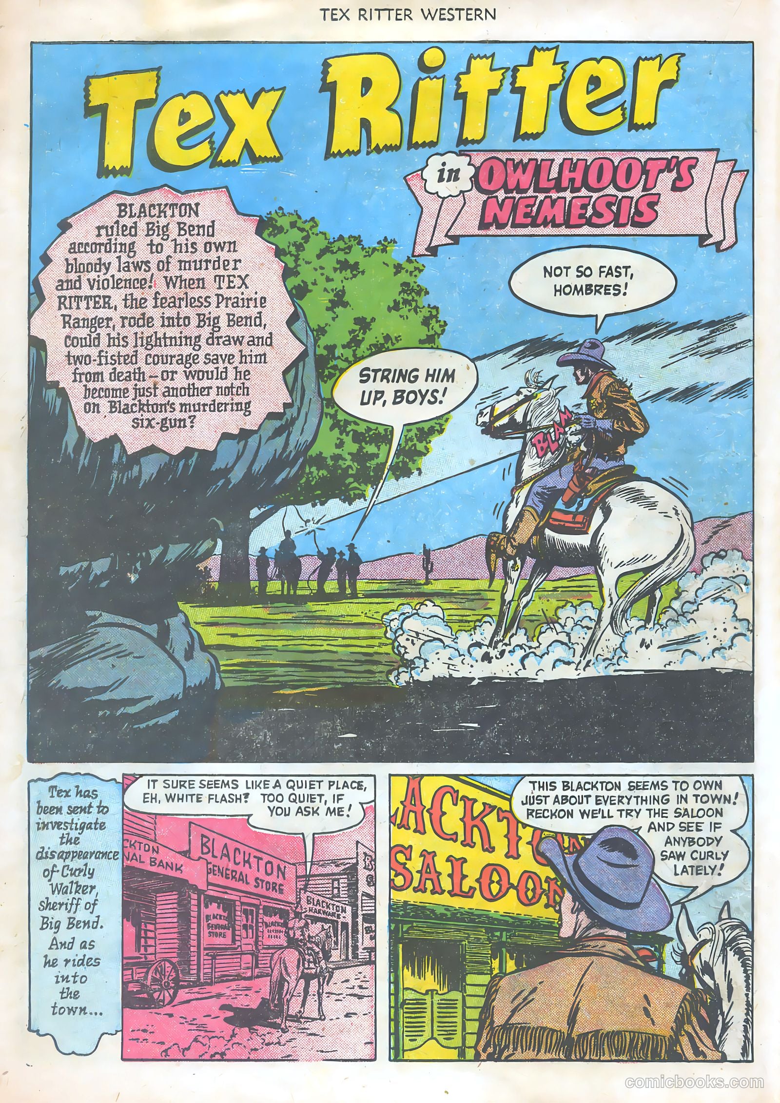 Tex Ritter Western #2 (1950) — page 18 of 36