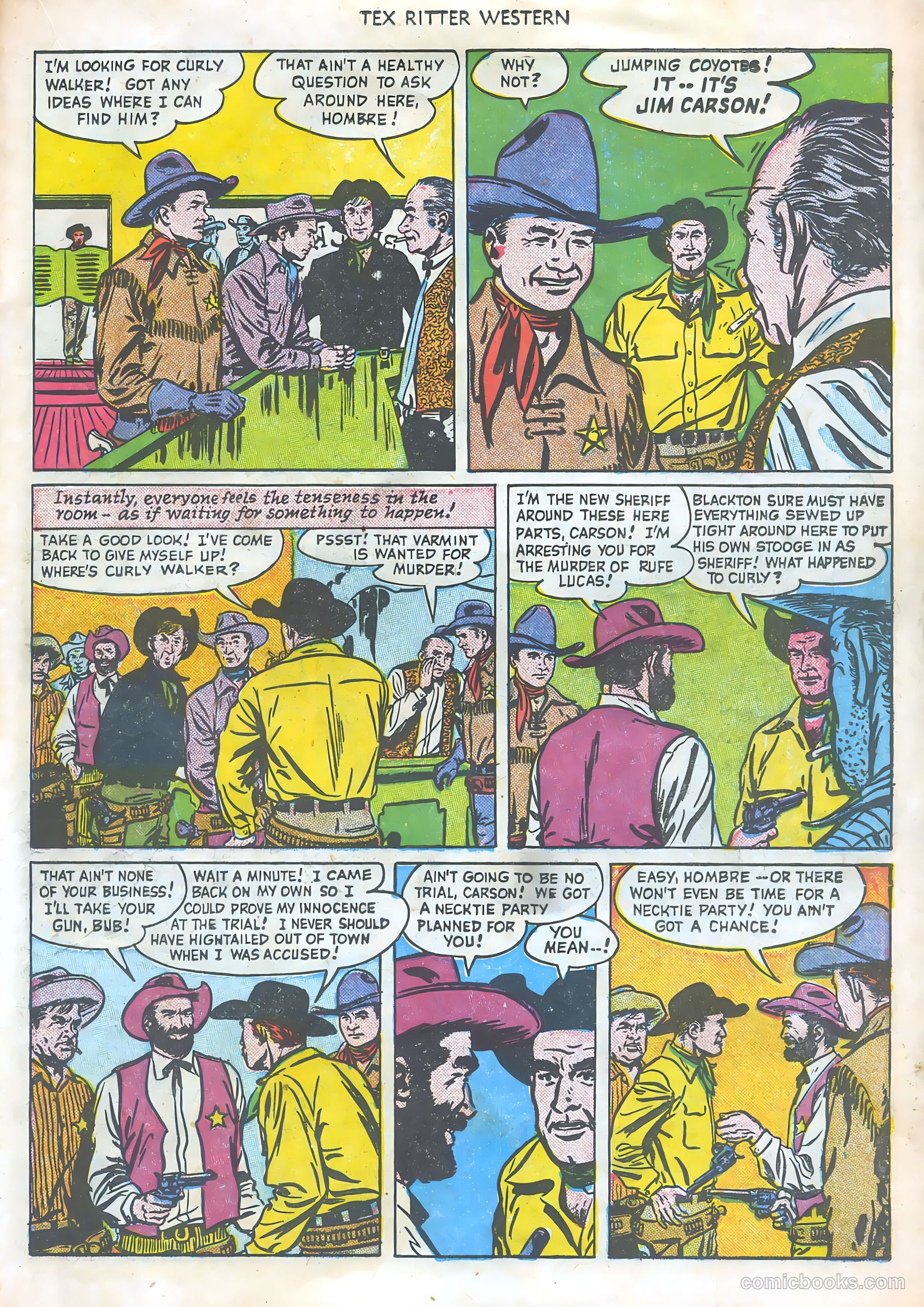 Tex Ritter Western #2 (1950) — page 19 of 36