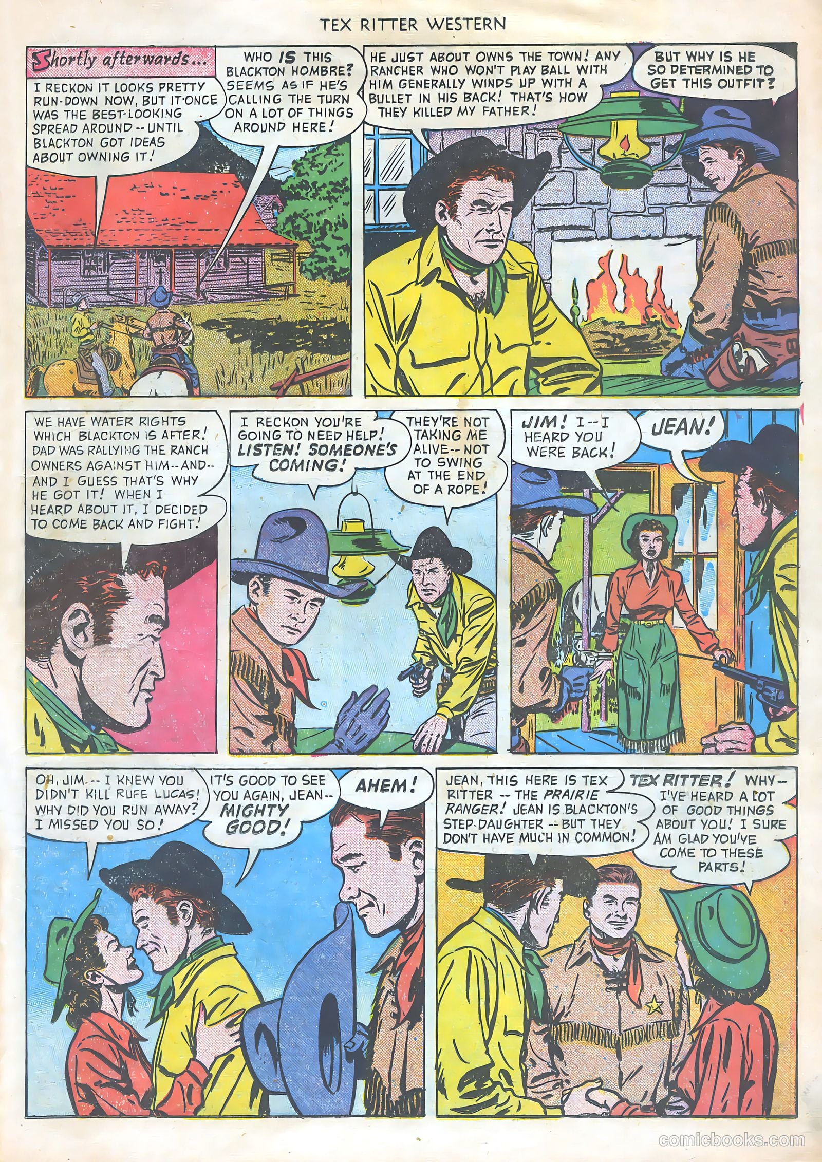 Tex Ritter Western #2 (1950) — page 21 of 36