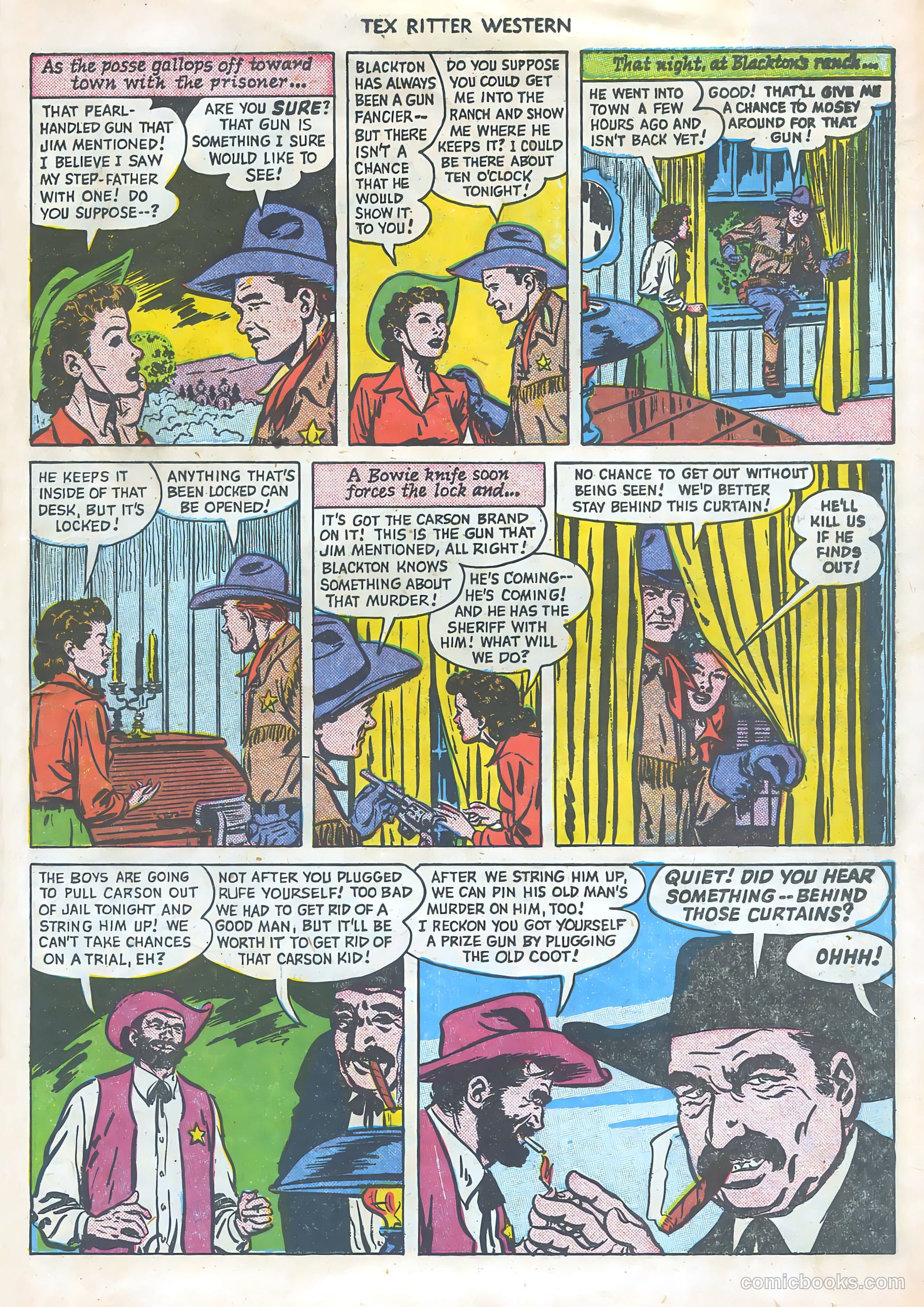 Tex Ritter Western #2 (1950) — page 23 of 36