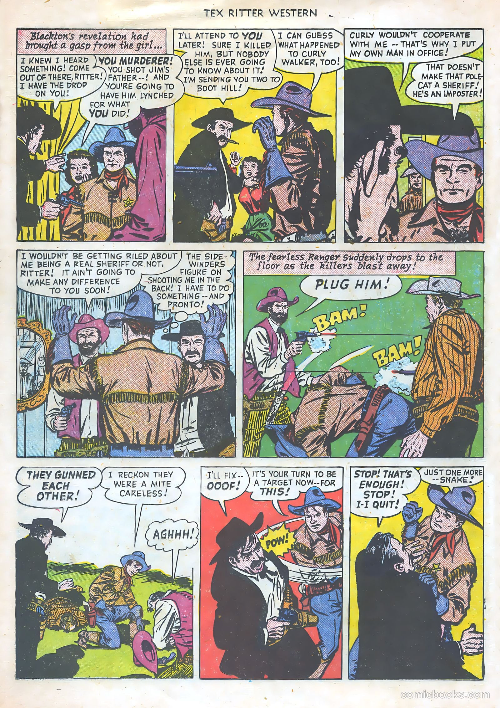 Tex Ritter Western #2 (1950) — page 24 of 36