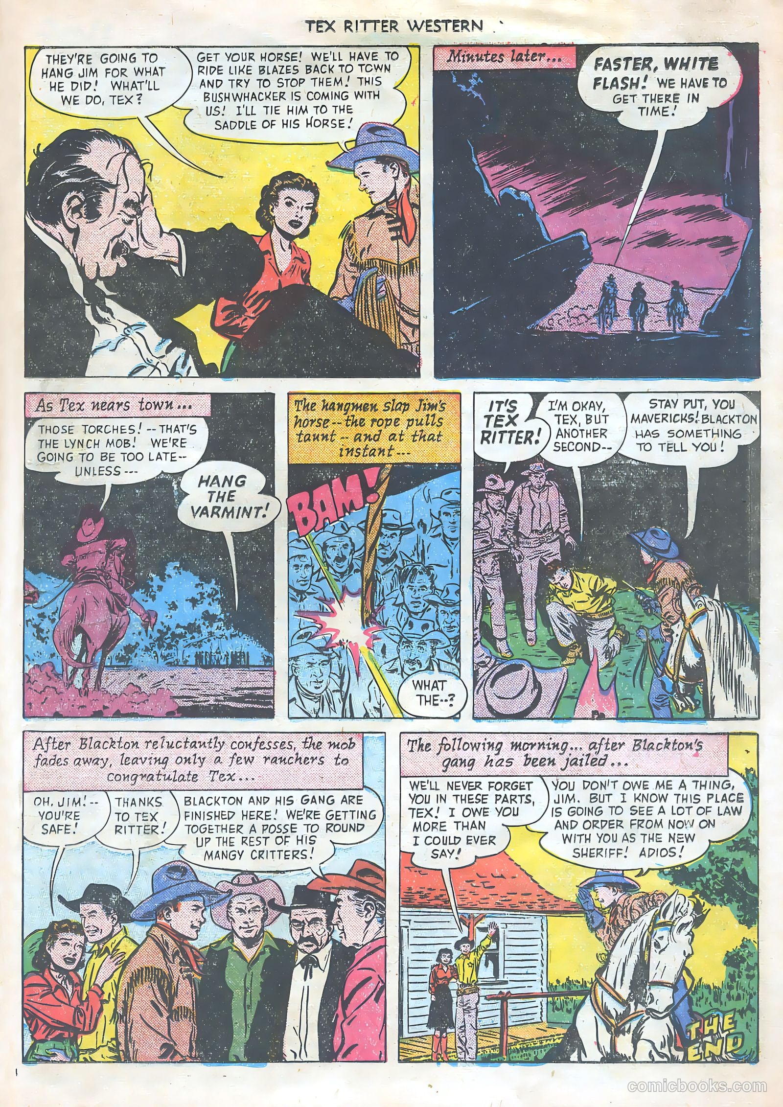 Tex Ritter Western #2 (1950) — page 25 of 36