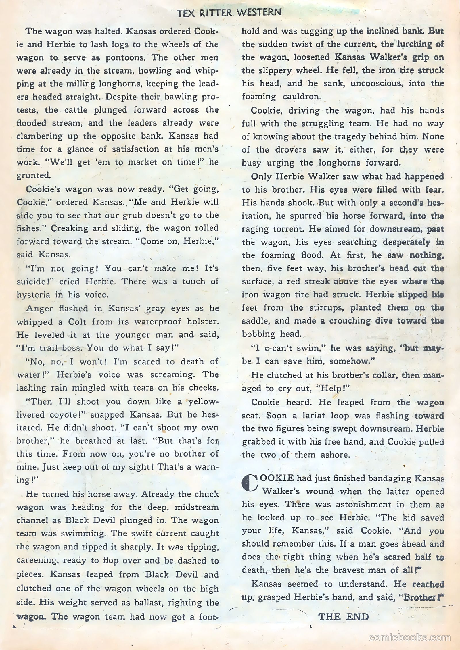 Tex Ritter Western #2 (1950) — page 27 of 36