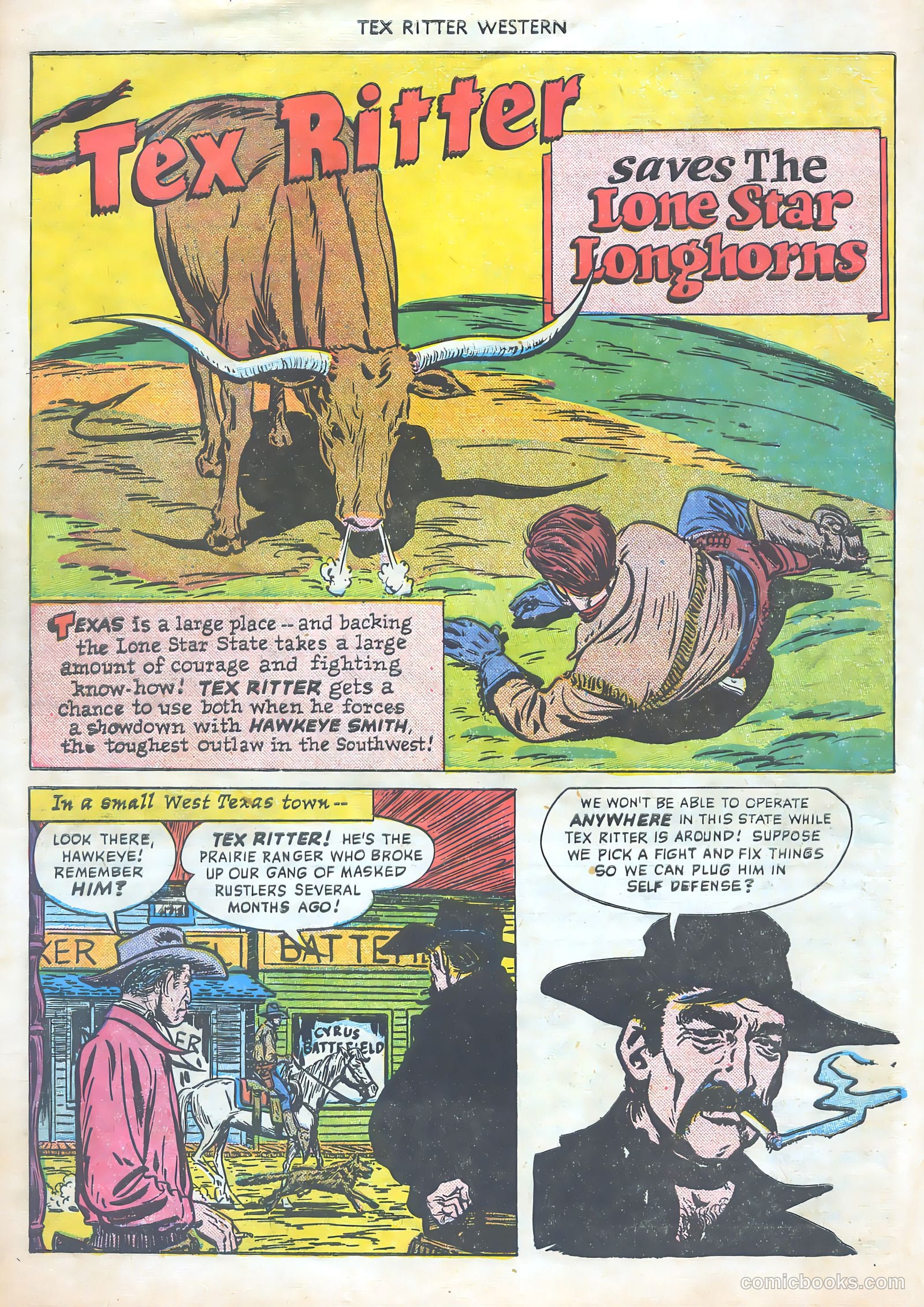 Tex Ritter Western #2 (1950) — page 28 of 36