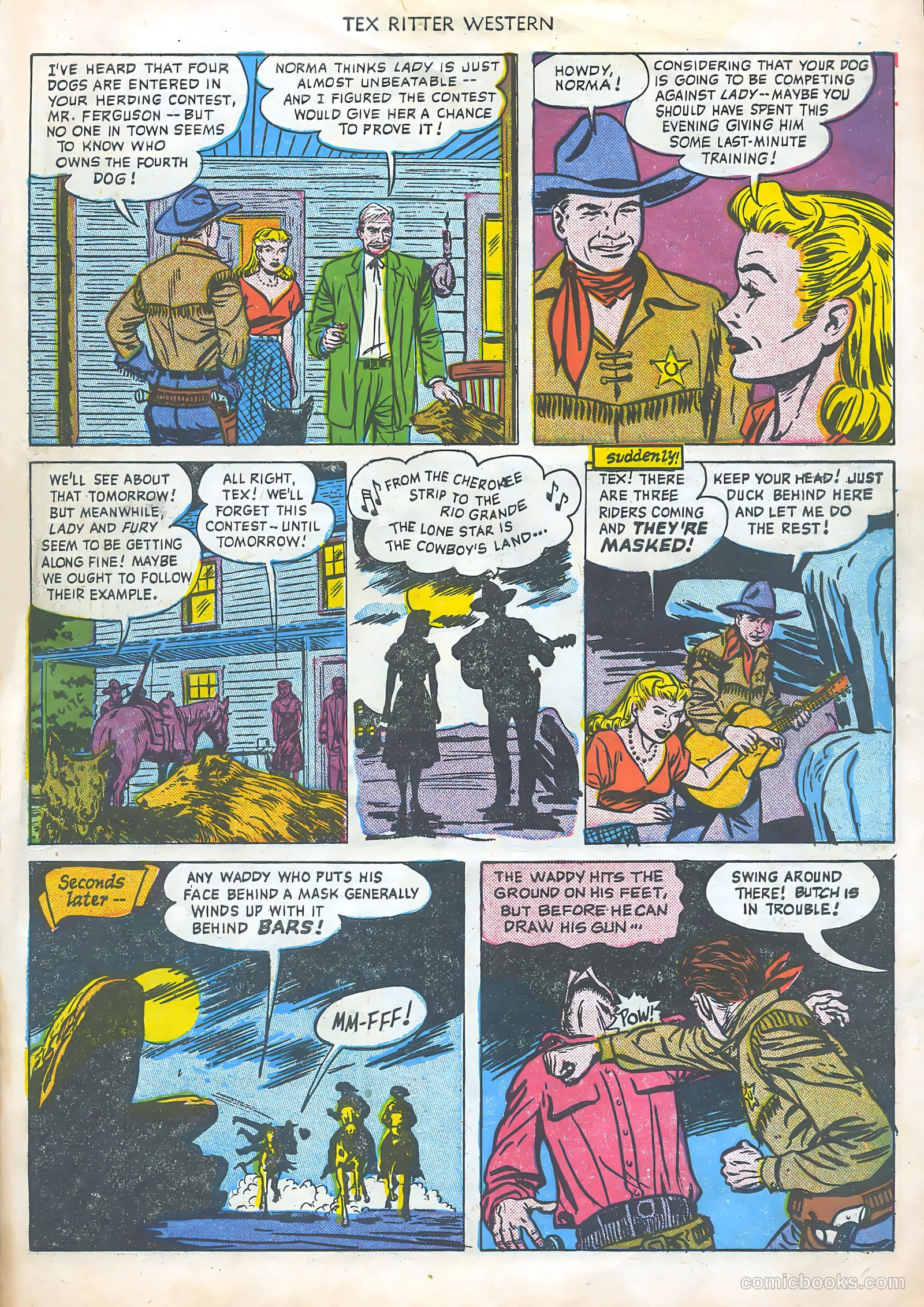 Tex Ritter Western #2 (1950) — page 31 of 36