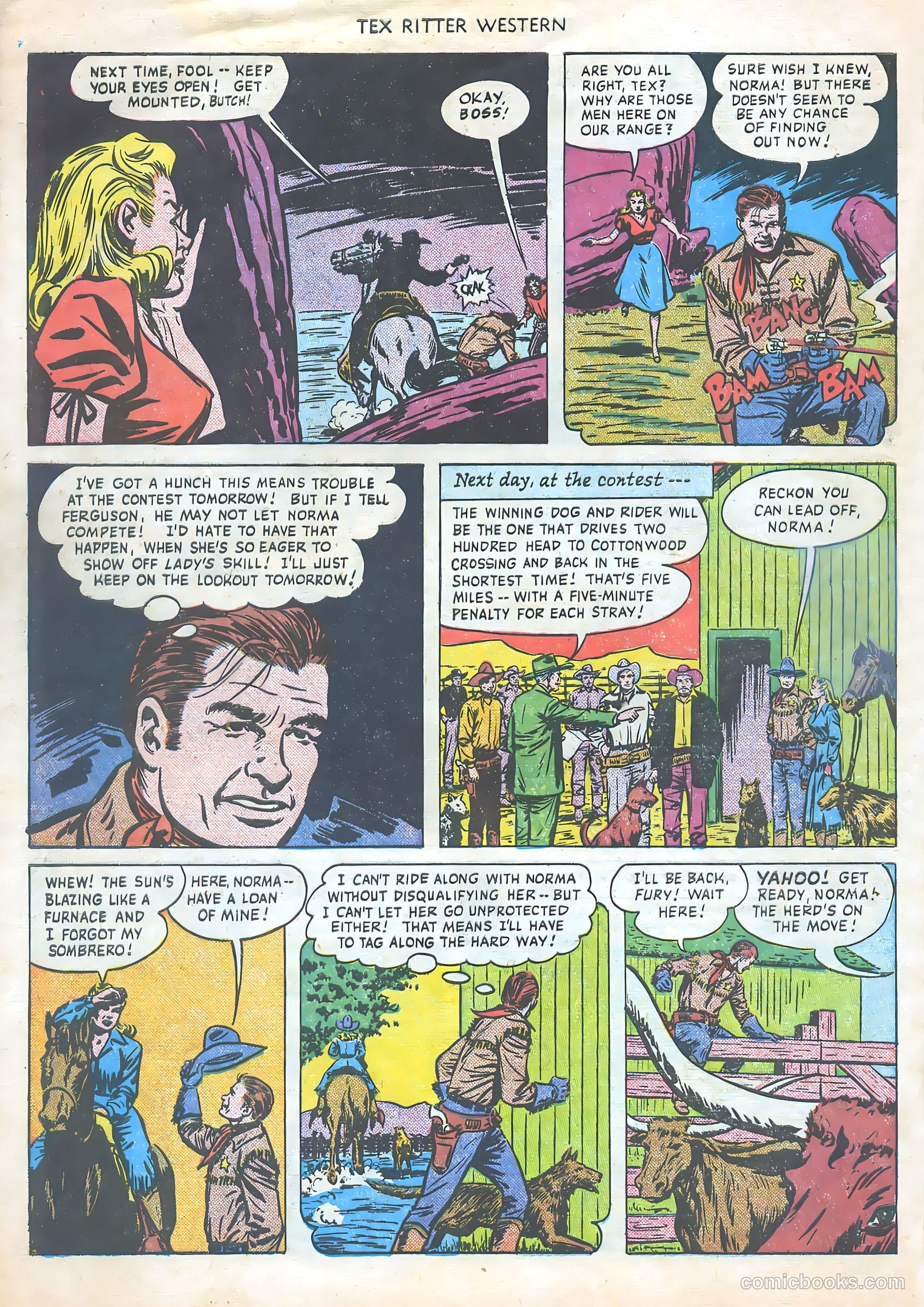 Tex Ritter Western #2 (1950) — page 32 of 36