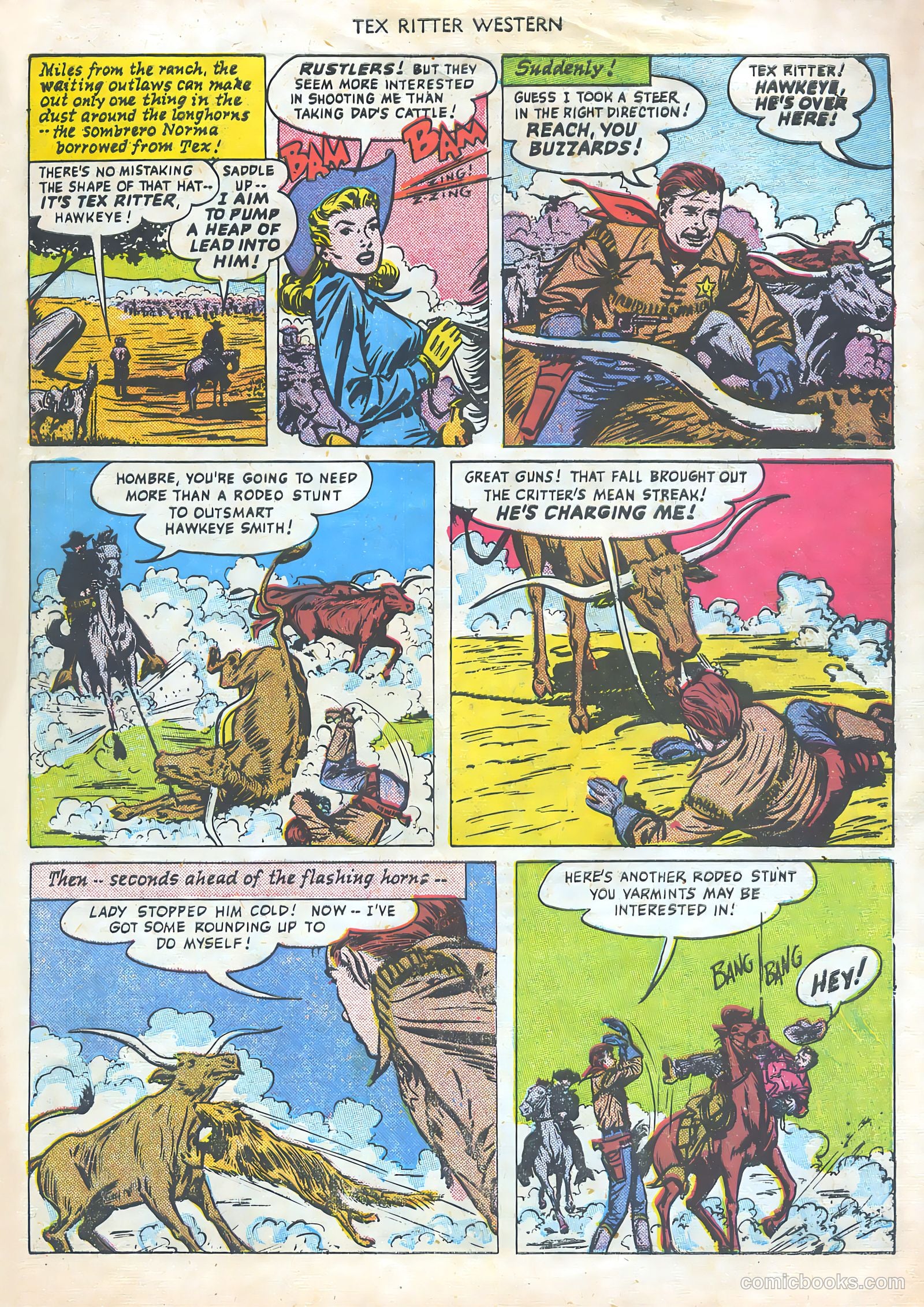 Tex Ritter Western #2 (1950) — page 33 of 36