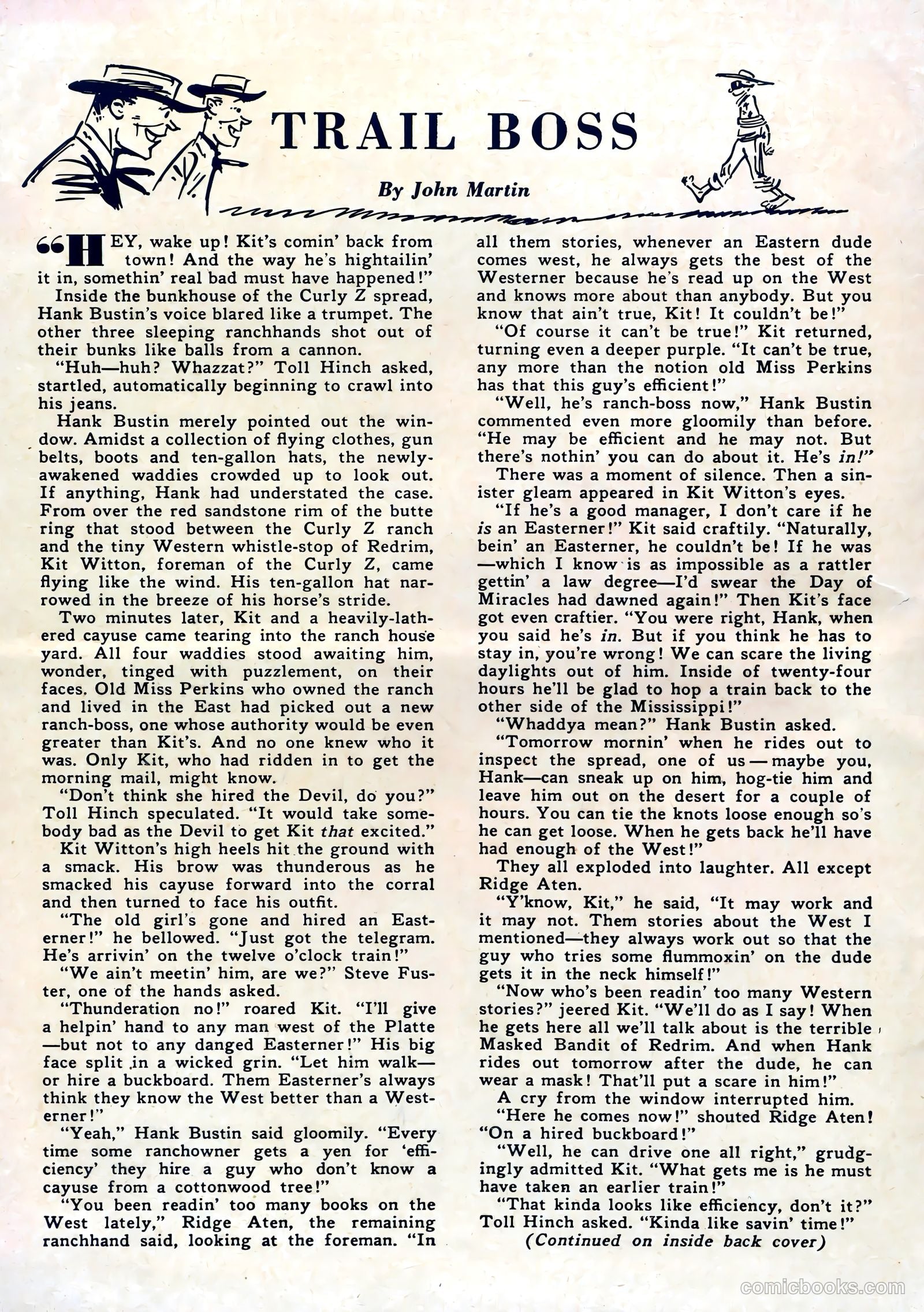 Tex Ritter Western #20 (1954) — page 2 of 36