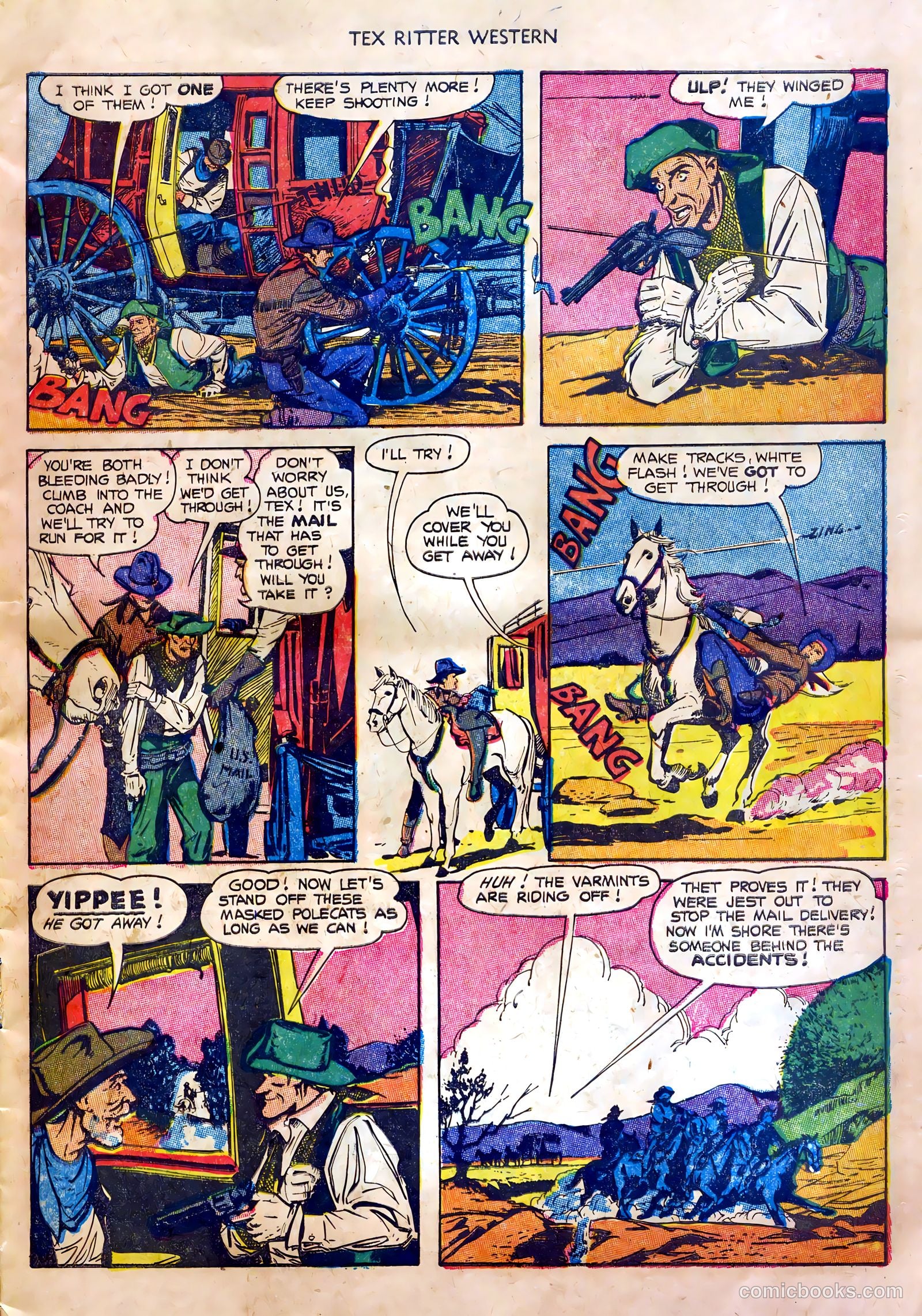 Tex Ritter Western #20 (1954) — page 7 of 36