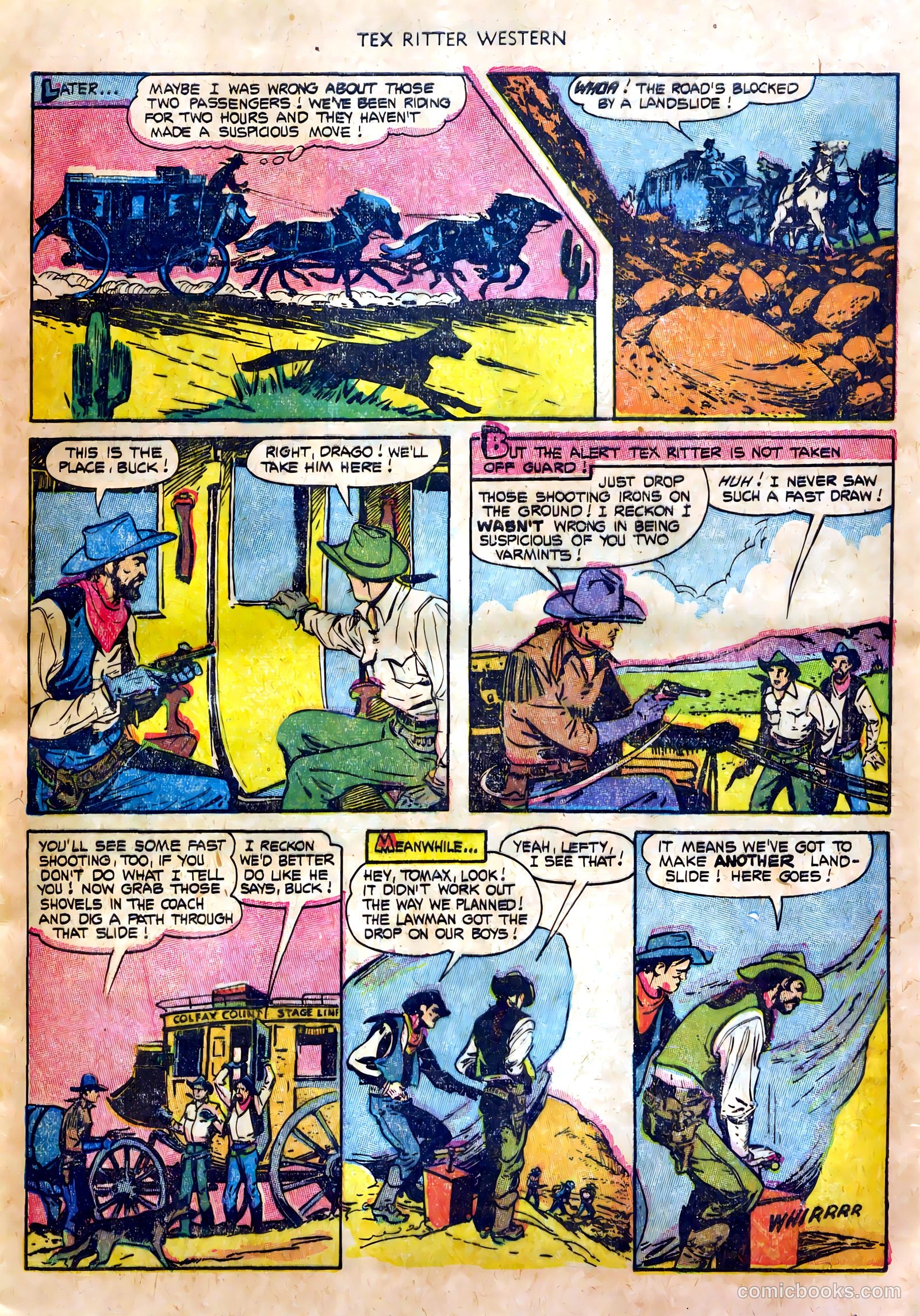 Tex Ritter Western #20 (1954) — page 9 of 36